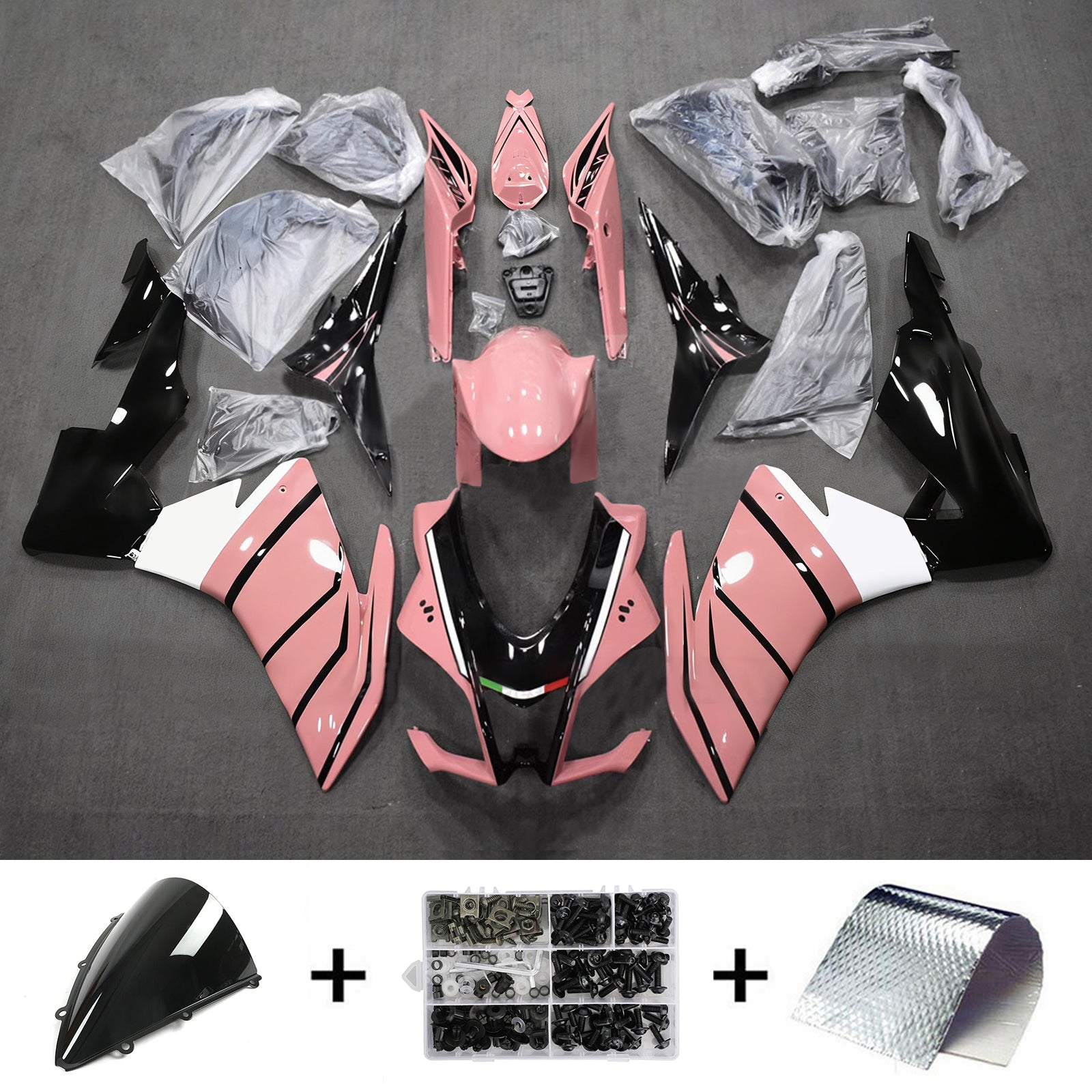 Kit de carénage d'injection Aprilia RSV4 1000 2016-2020 Carrosserie Plastique