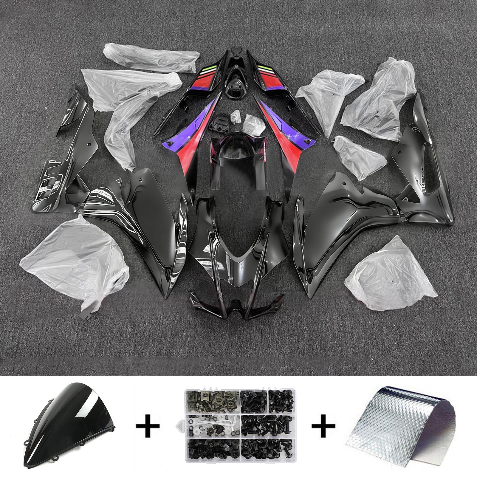 Kit de carénage d'injection Aprilia RSV4 1000 2016-2020 Carrosserie Plastique