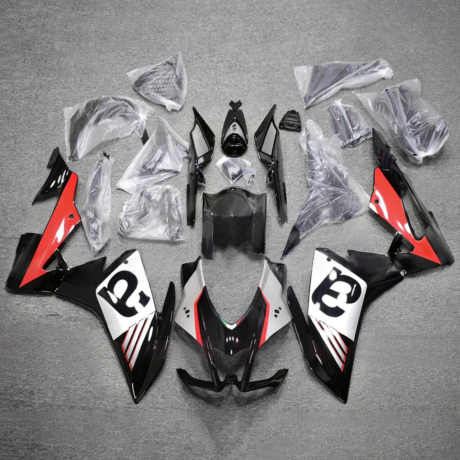 Kit de carénage d'injection Aprilia RSV4 1000 2016-2020 Carrosserie Plastique