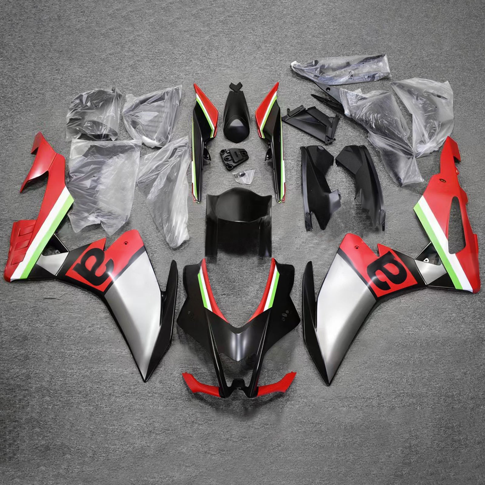 Kit de carénage d'injection Aprilia RSV4 1000 2016-2020 Carrosserie Plastique