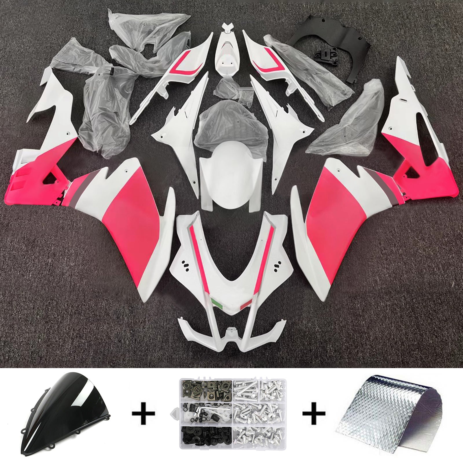 Kit de carénage d'injection Aprilia RSV4 1000 2016-2020 Carrosserie Plastique