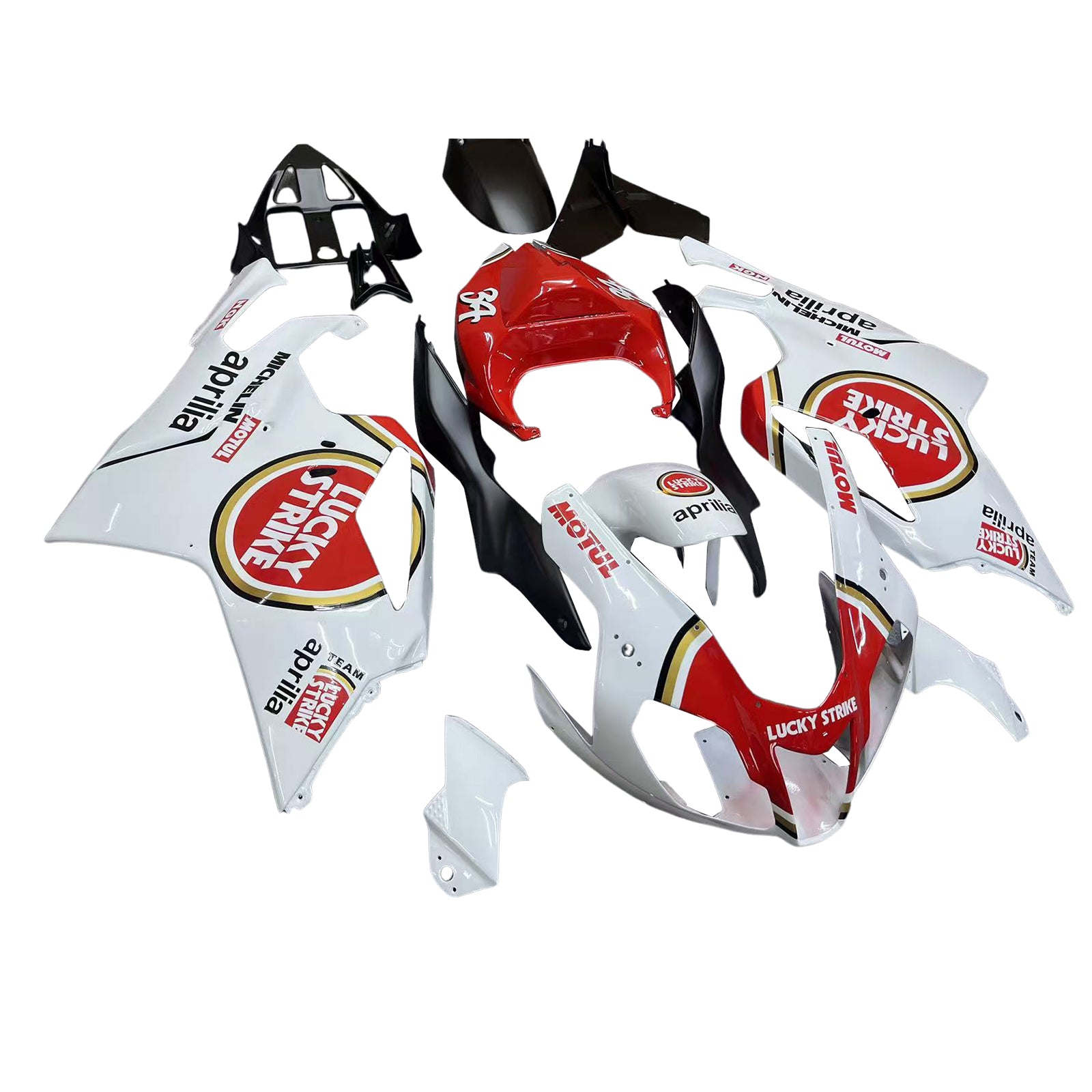 Amotopart Aprilia RSV 1000 2003-2006 Kit de carenado de carrocería de plástico