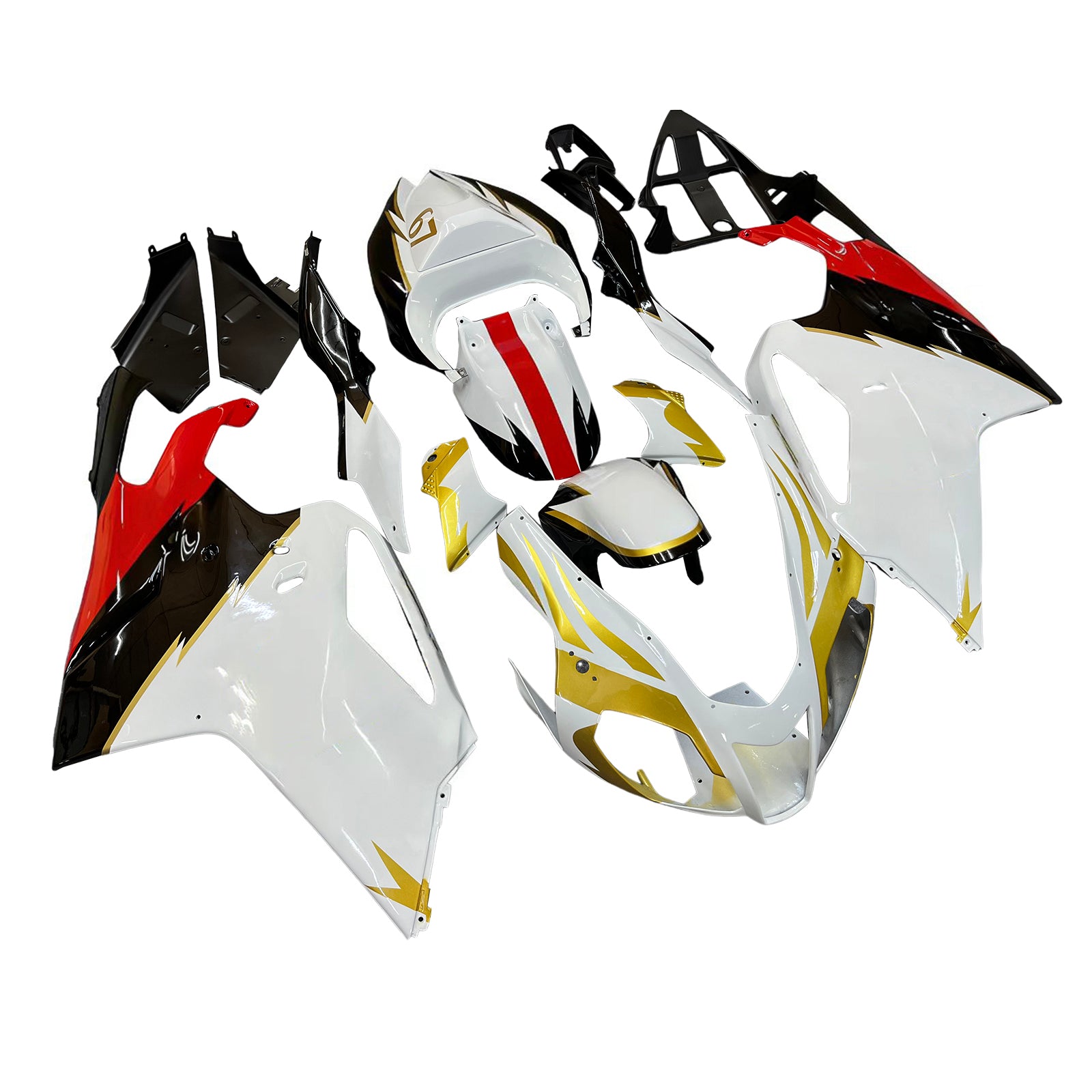 Amotopart Aprilias RSV1000 2003-2006 Kit de carénage Carrosserie Plastique