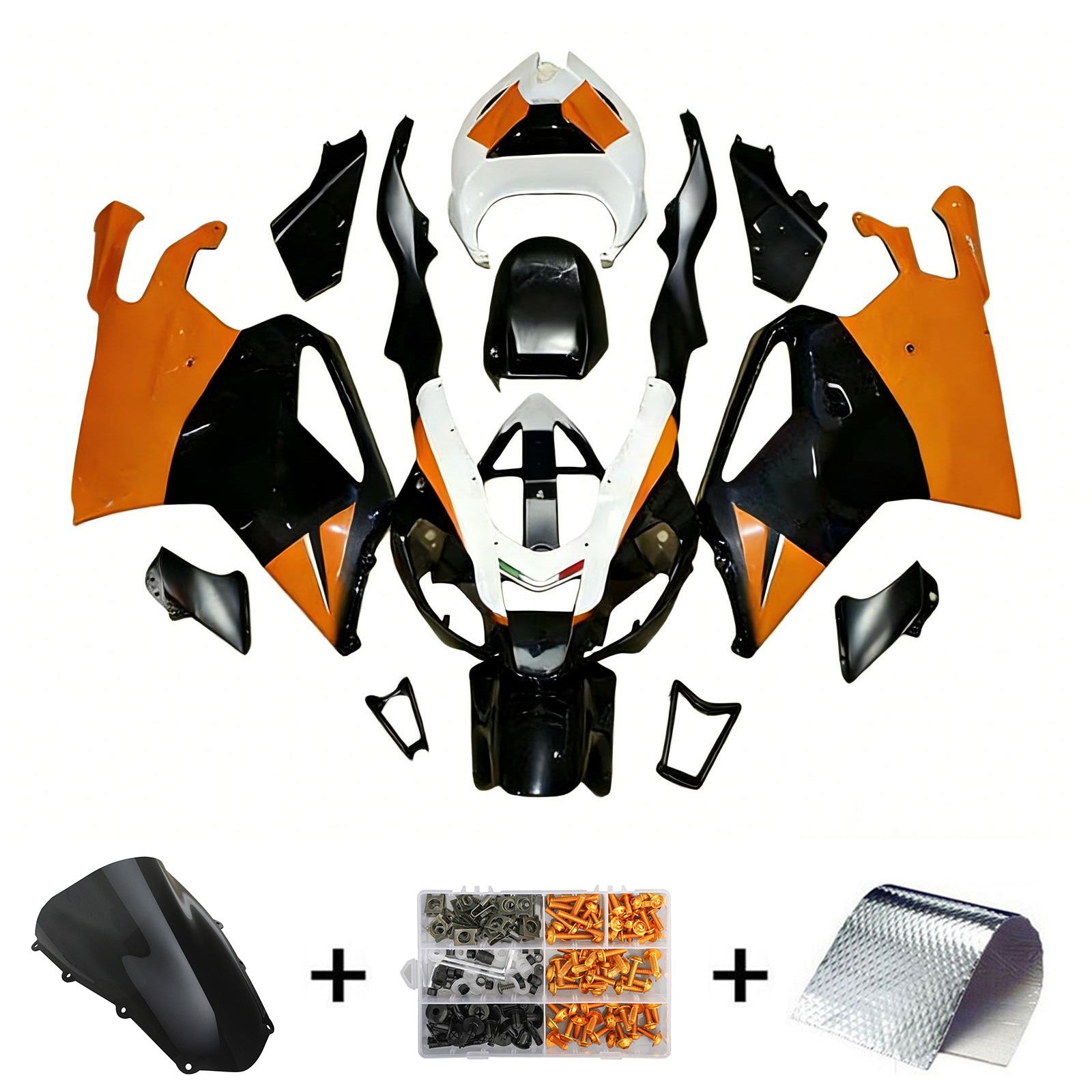 Amotopart Aprilia RSV1000 2003-2006 kunststof kuipwerkset