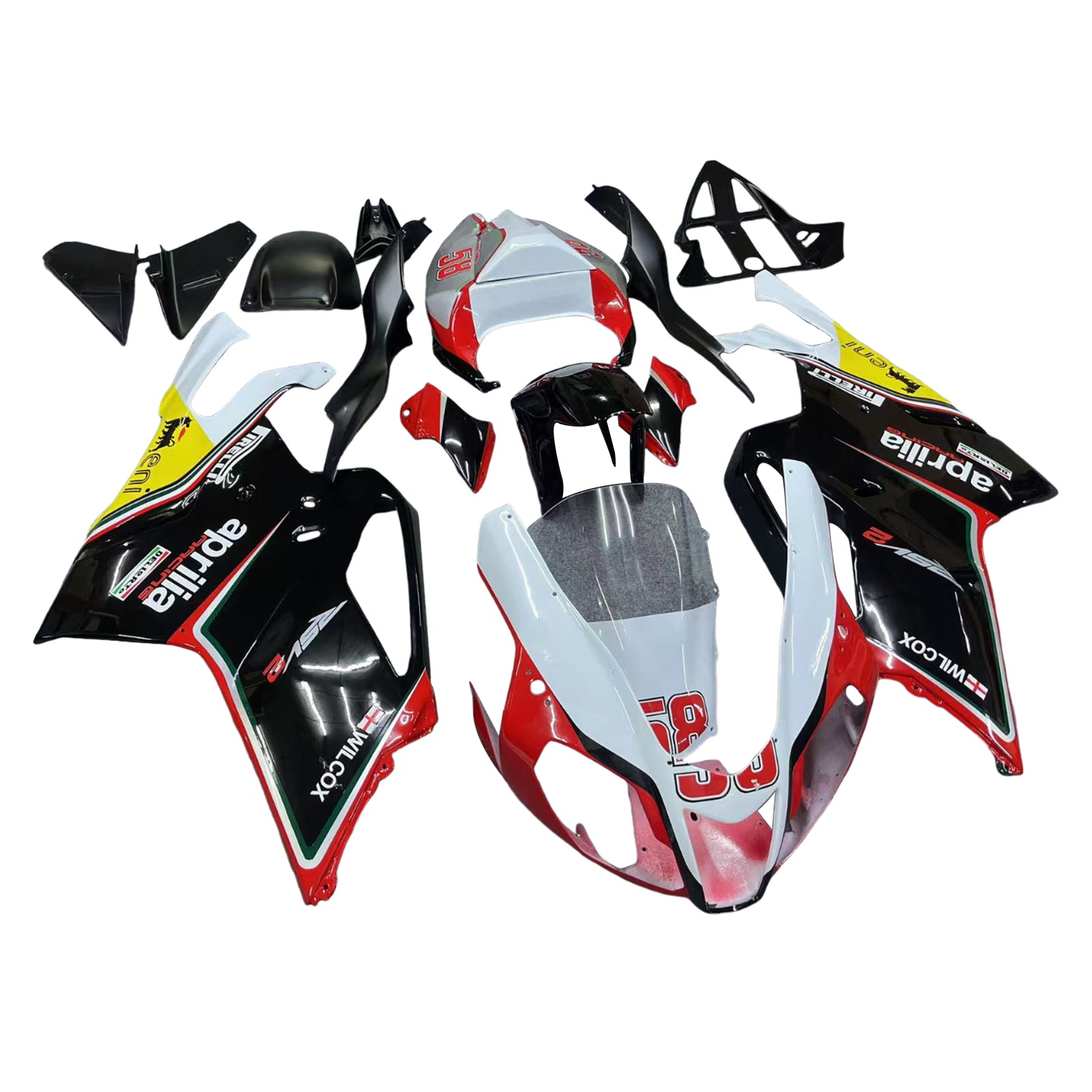 Amotopart Aprilia RSV1000 2003-2006 komplet za plastično telo