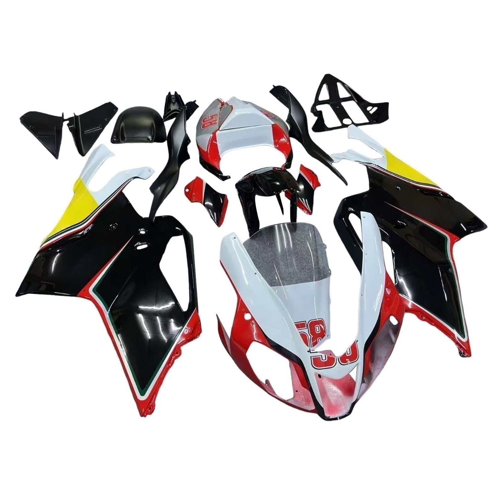 Amotopart Aprilia RSV1000 2003-2006 Kit Carénage Carrosserie Plastique