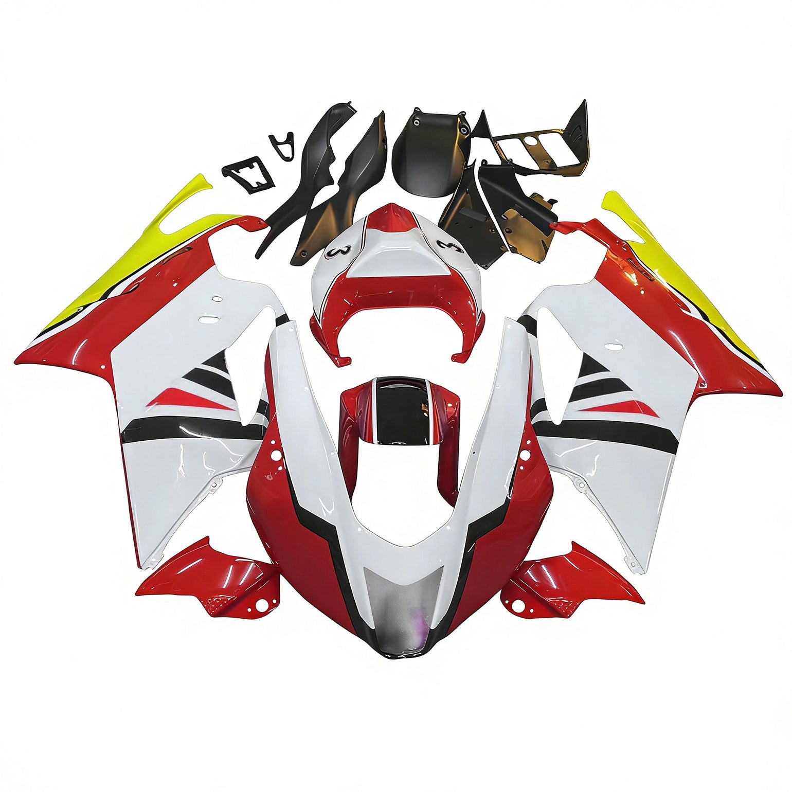 Amotopart Aprilia RSV1000 2003-2006 Muovinen päällirakennesarja