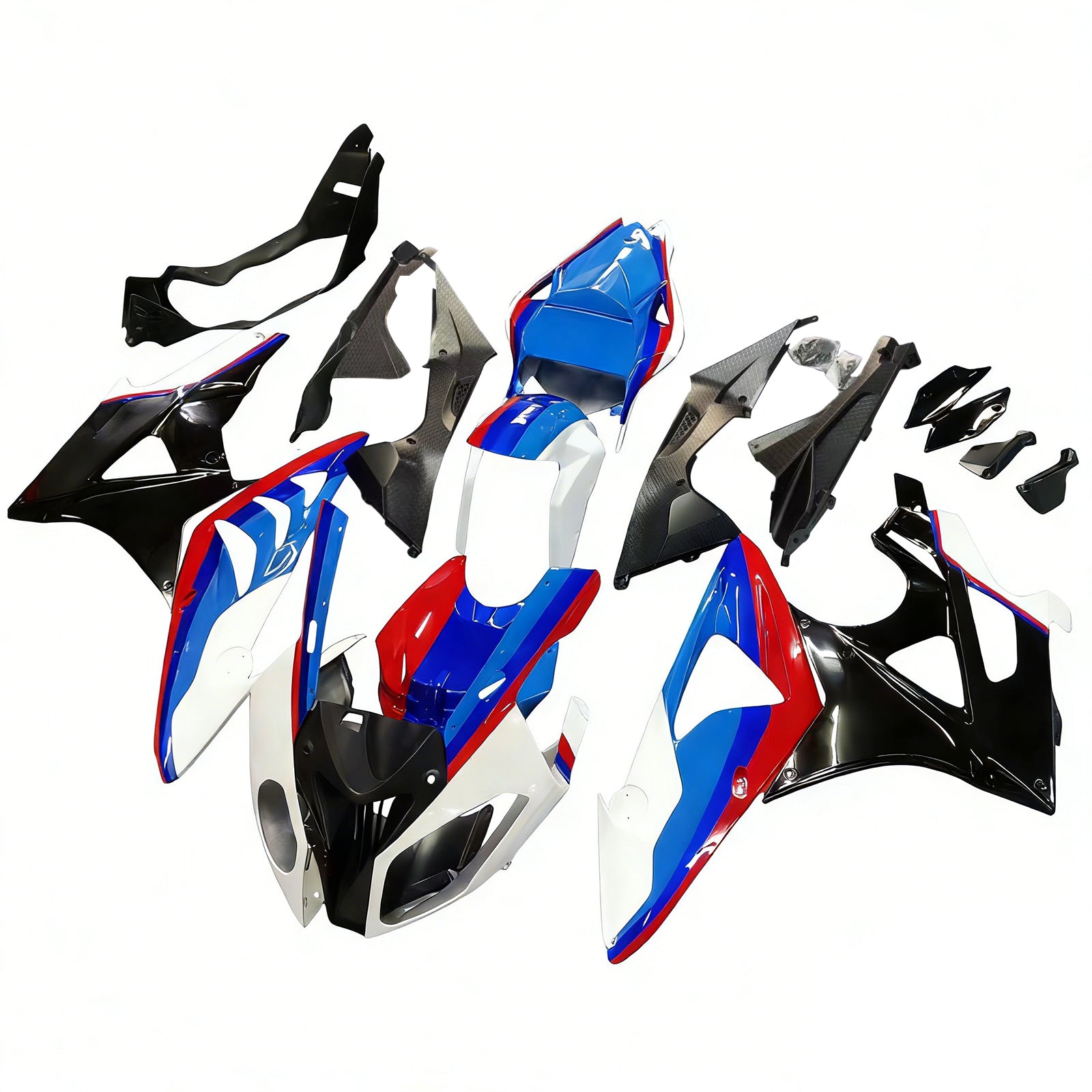 Kit de carénage 'injection Amotopart carrosserie plastique ABS pour BMW S1000RR 2009-2014 générique
