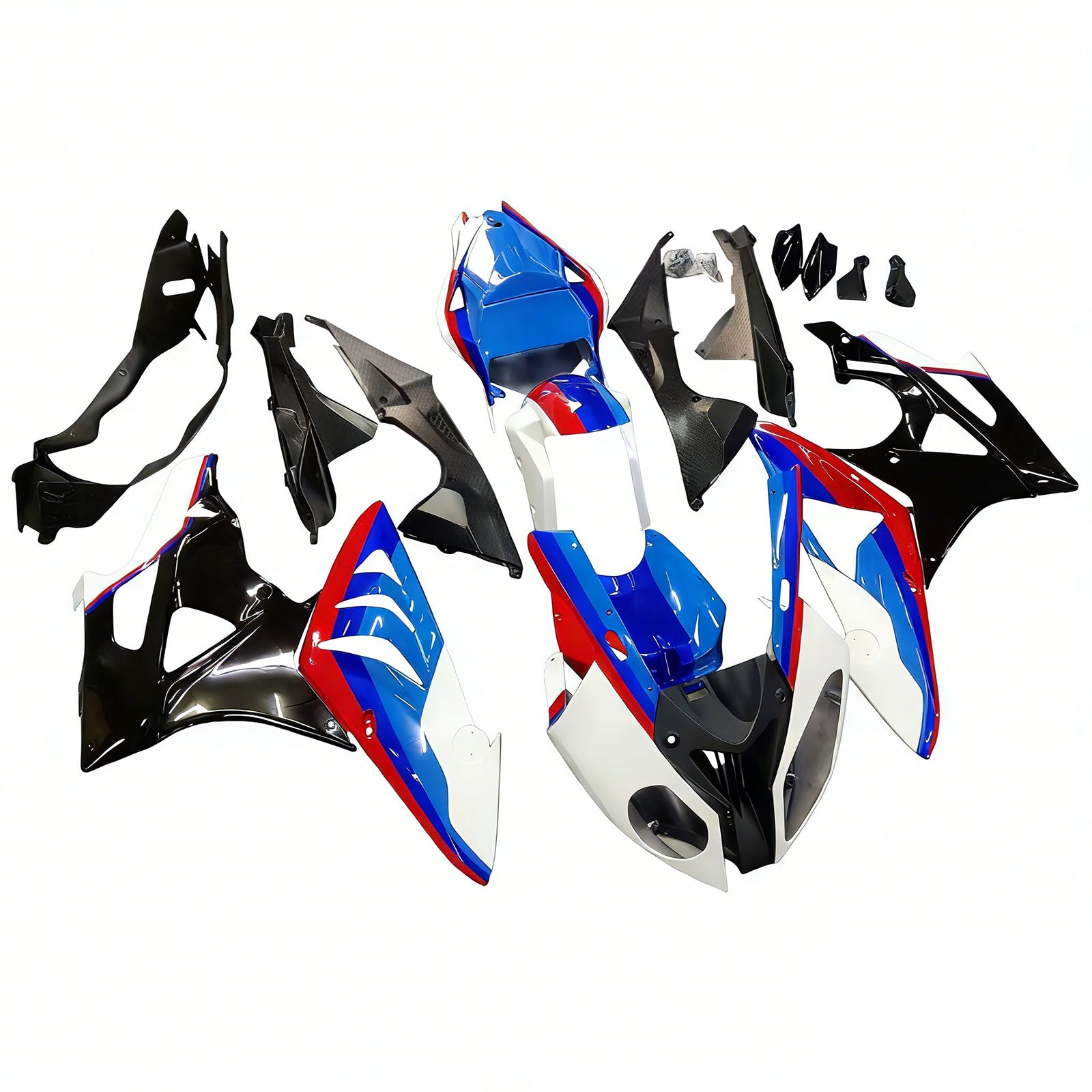 Kit de carénage 'injection Amotopart carrosserie plastique ABS pour BMW S1000RR 2009-2014 générique