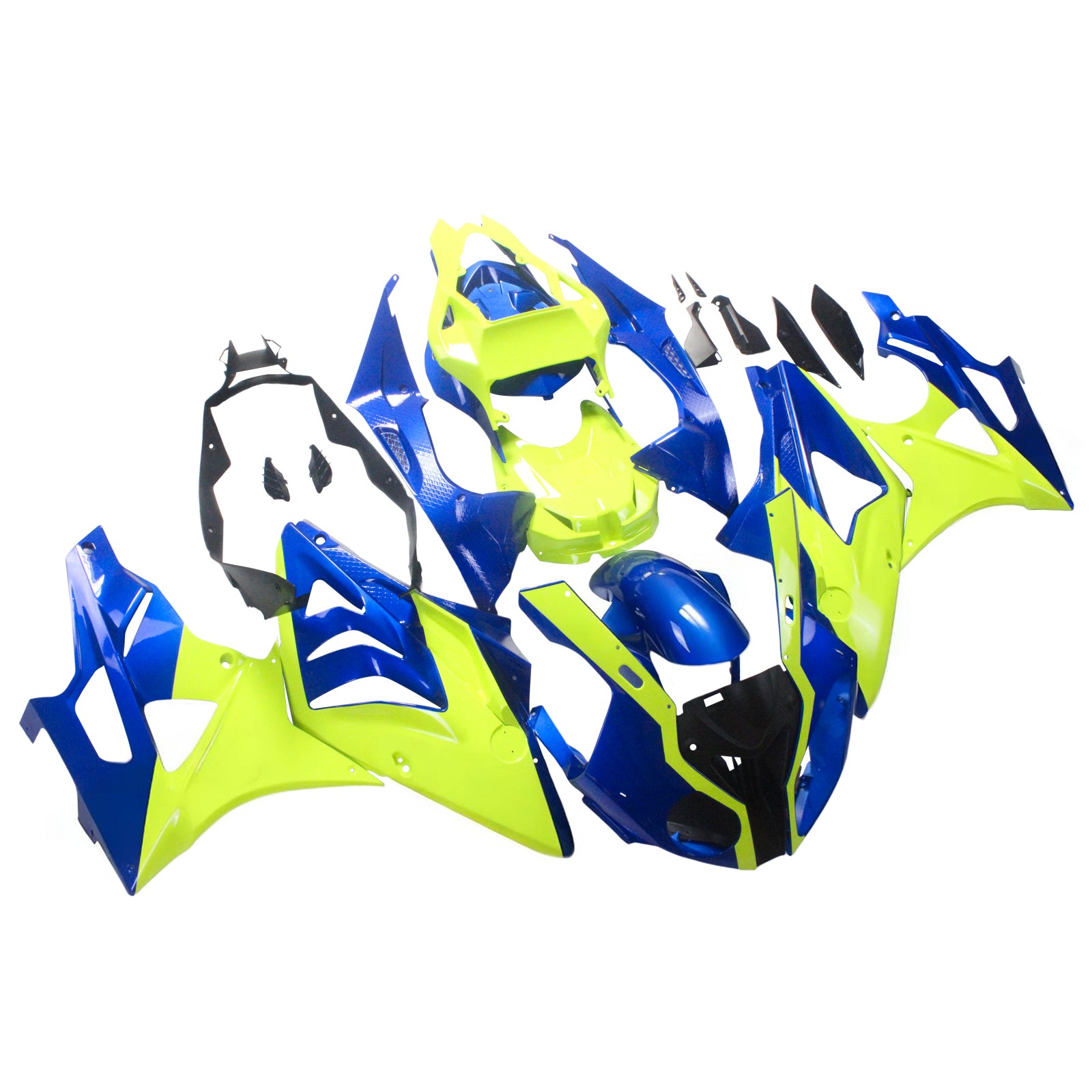 Amotopart Kit de carénage pour BMW S1000RR 2009-2014 Carrosserie Plastique ABS Générique