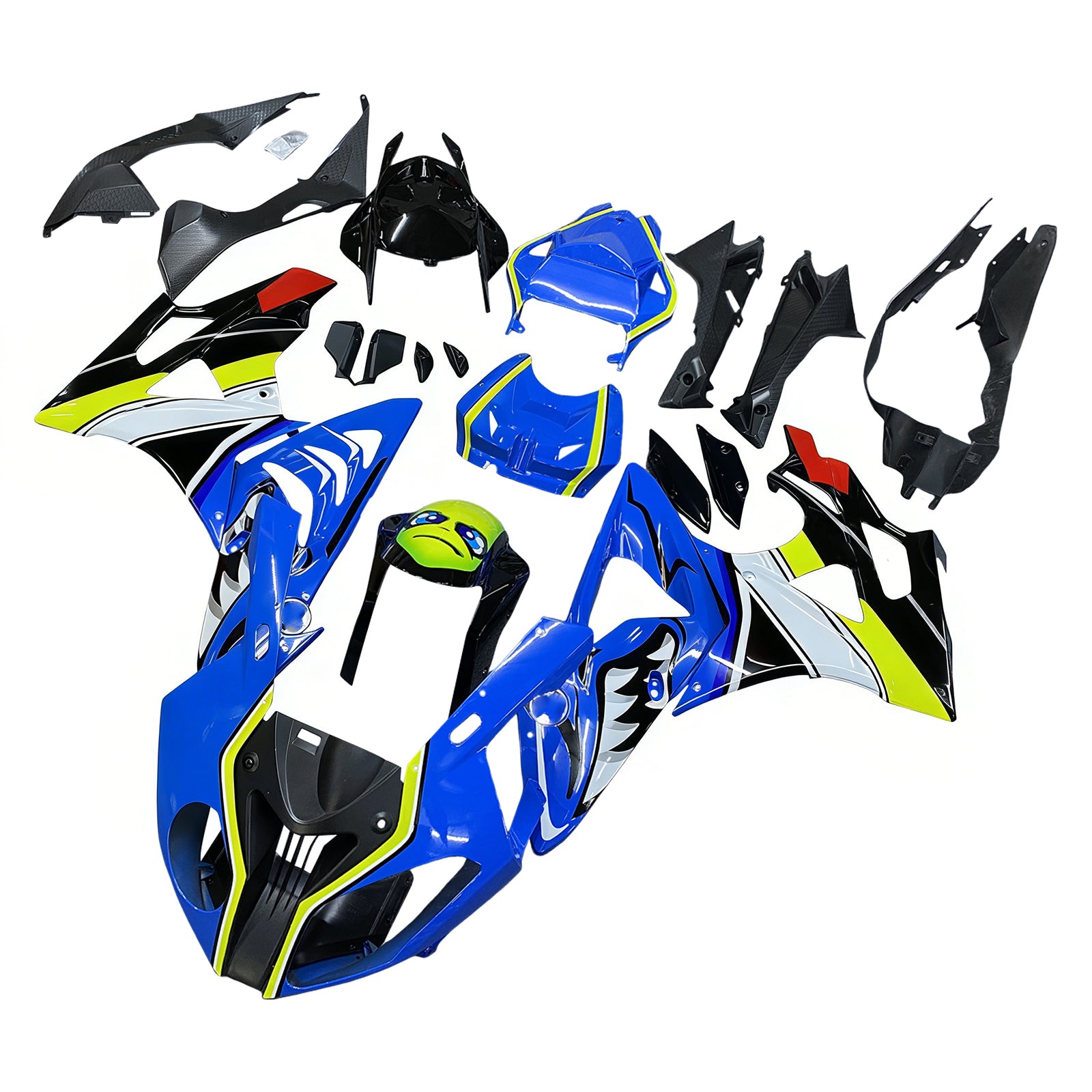 Amotopart BMW S1000RR 2009-2014 suojasarja Kori ABS-muovia