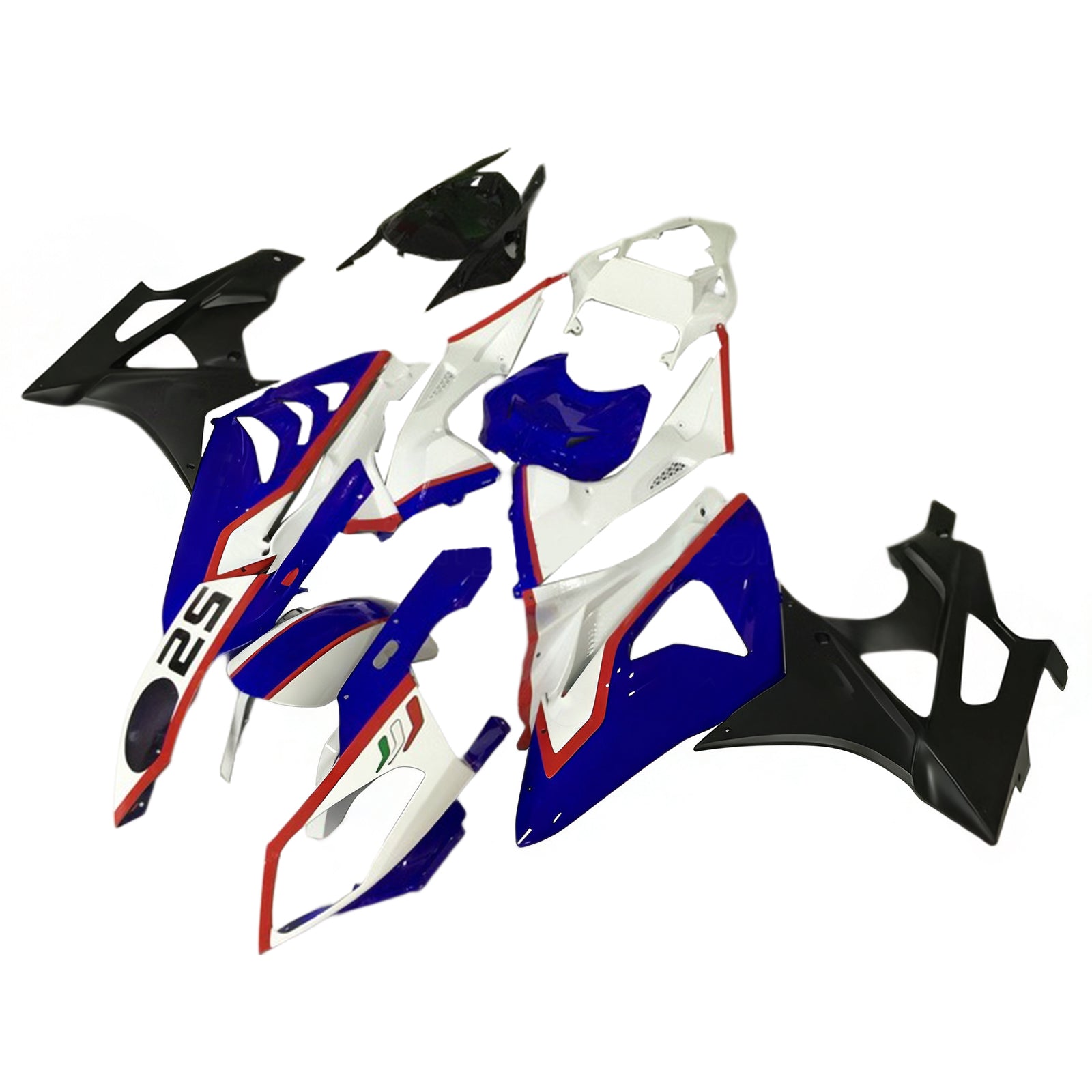 Amotopart BMW S1000RR 2009-2014 suojasarja Kori ABS-muovia