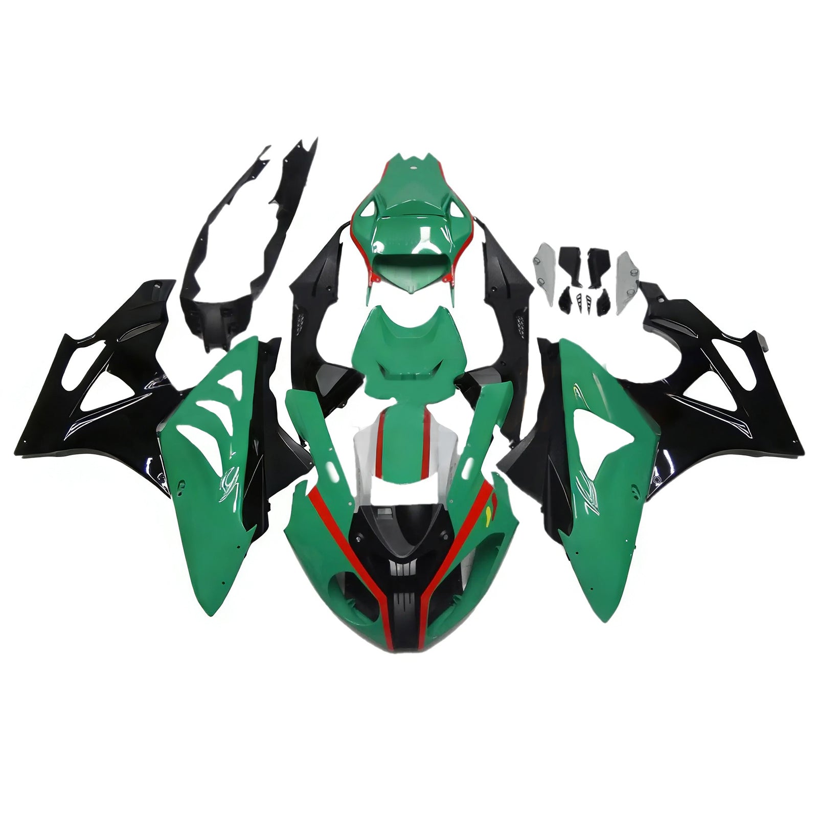 Amotopart BMW S1000RR 2009-2014 Kit de carénage Carrosserie Plastique ABS
