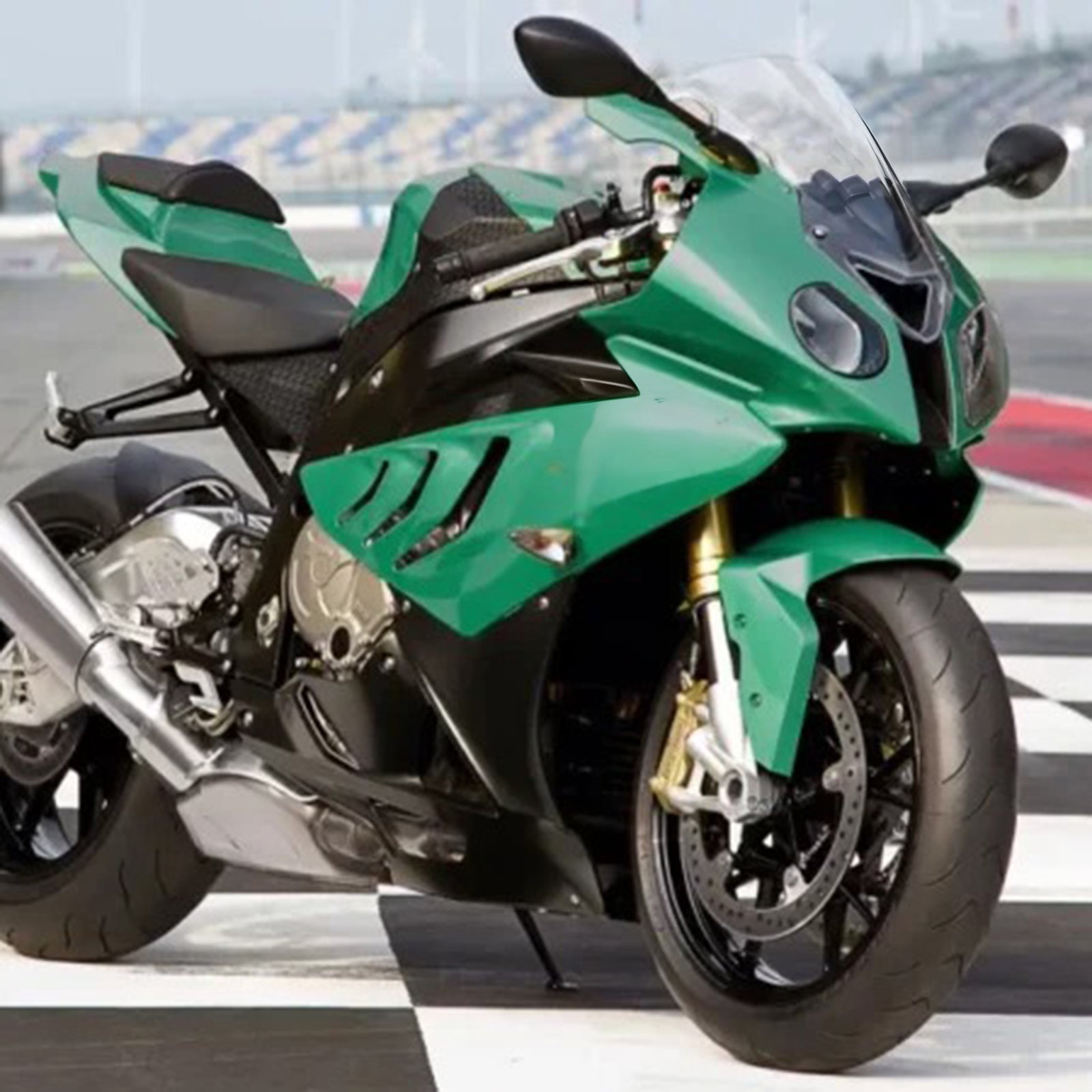 Amotopart BMW S1000RR 2009-2014 Kit de carénage Carrosserie Plastique ABS