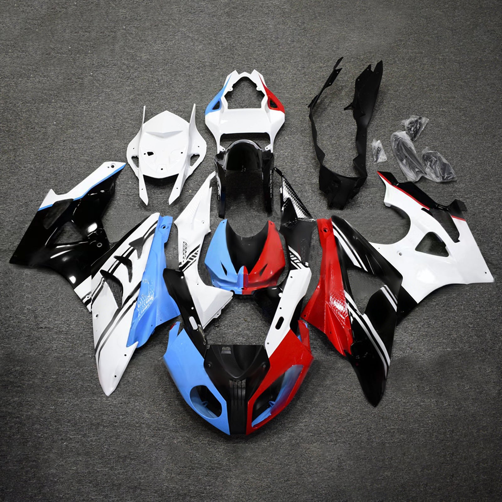 Injectie kuip kit voor BMW S1000RR 2009-2014 ABS Plastic carrosserie