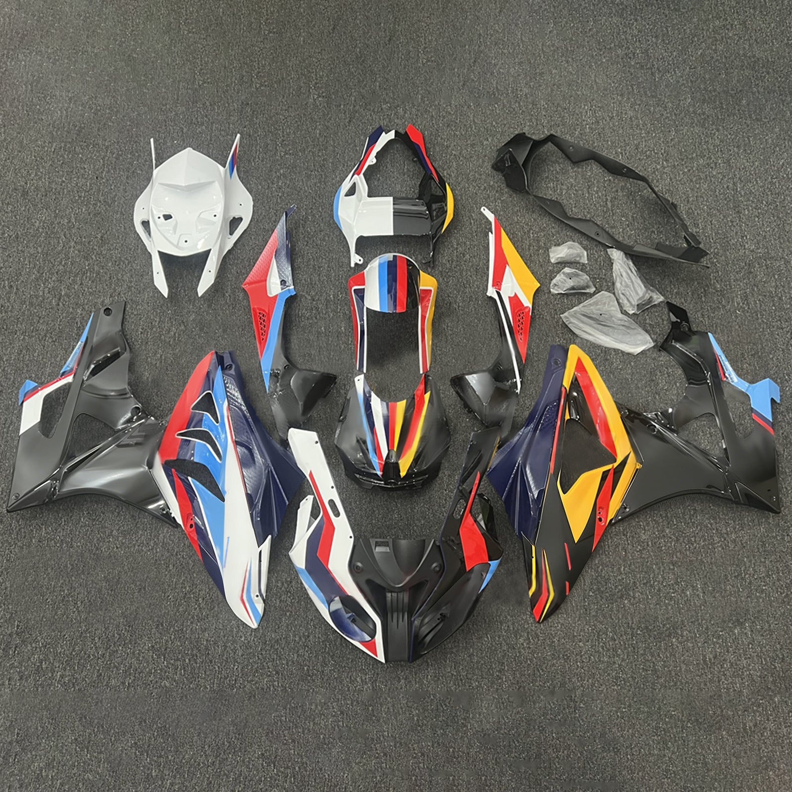 Kit de carenado de inyección para BMW S1000RR 2009-2014 ABS Cuerpo de plástico