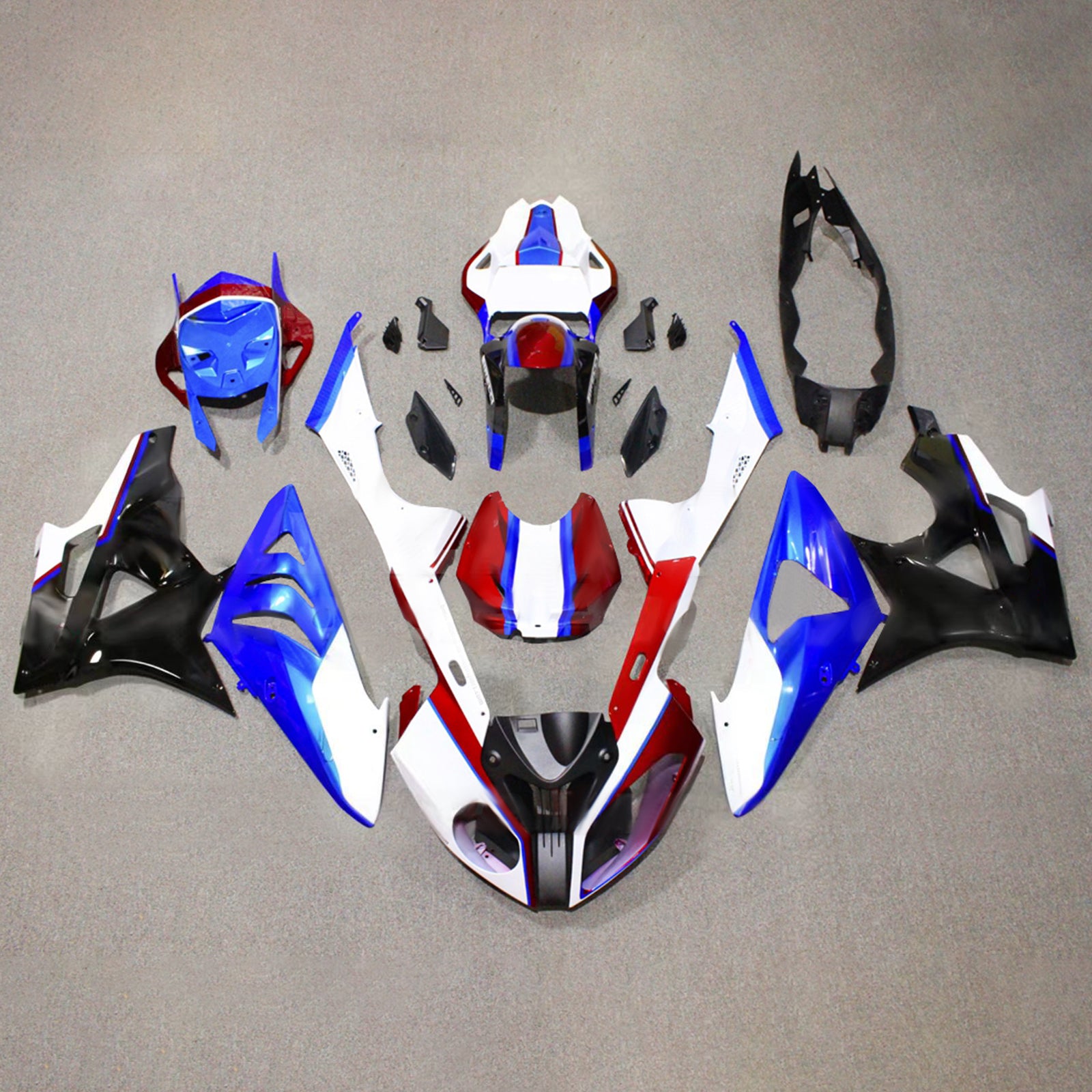 Kit di carenatura per iniezione per BMW S1000RR 2009-2014 Bodywork di plastica ABS