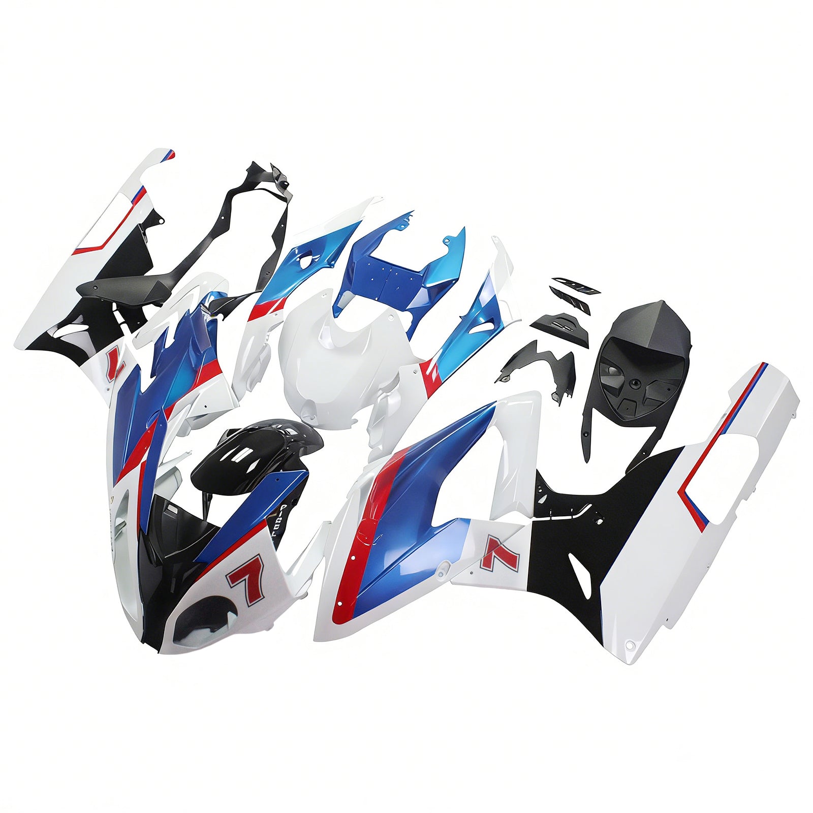 Kitting Kit 'injekcijski kotni plastični abs za BMW S1000RR 2015-2016 generično