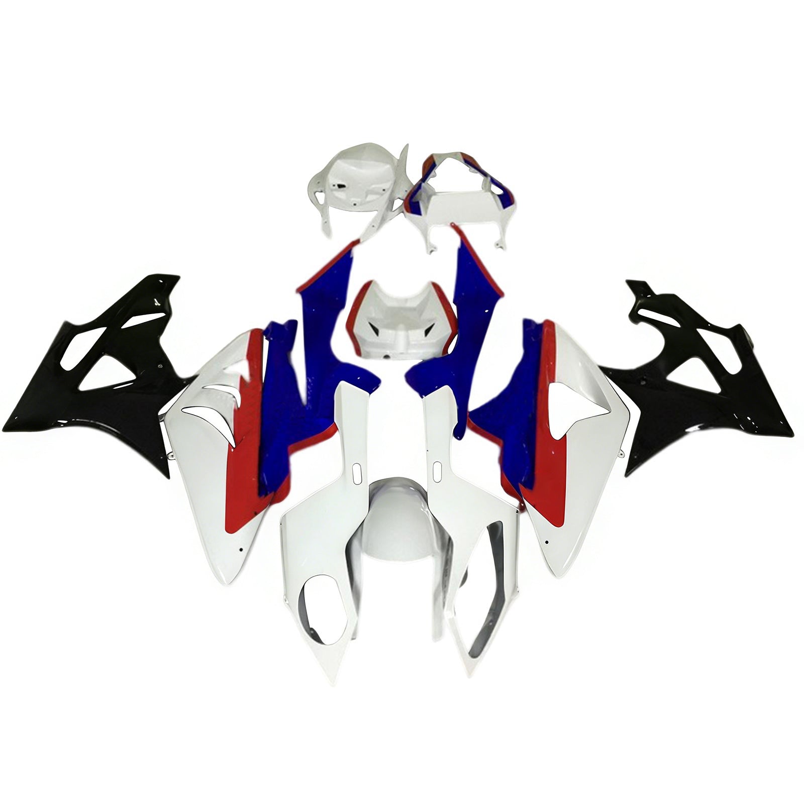 Amotopart BMW S1000RR 2015-2016 ABS muovinen korin suojasarja