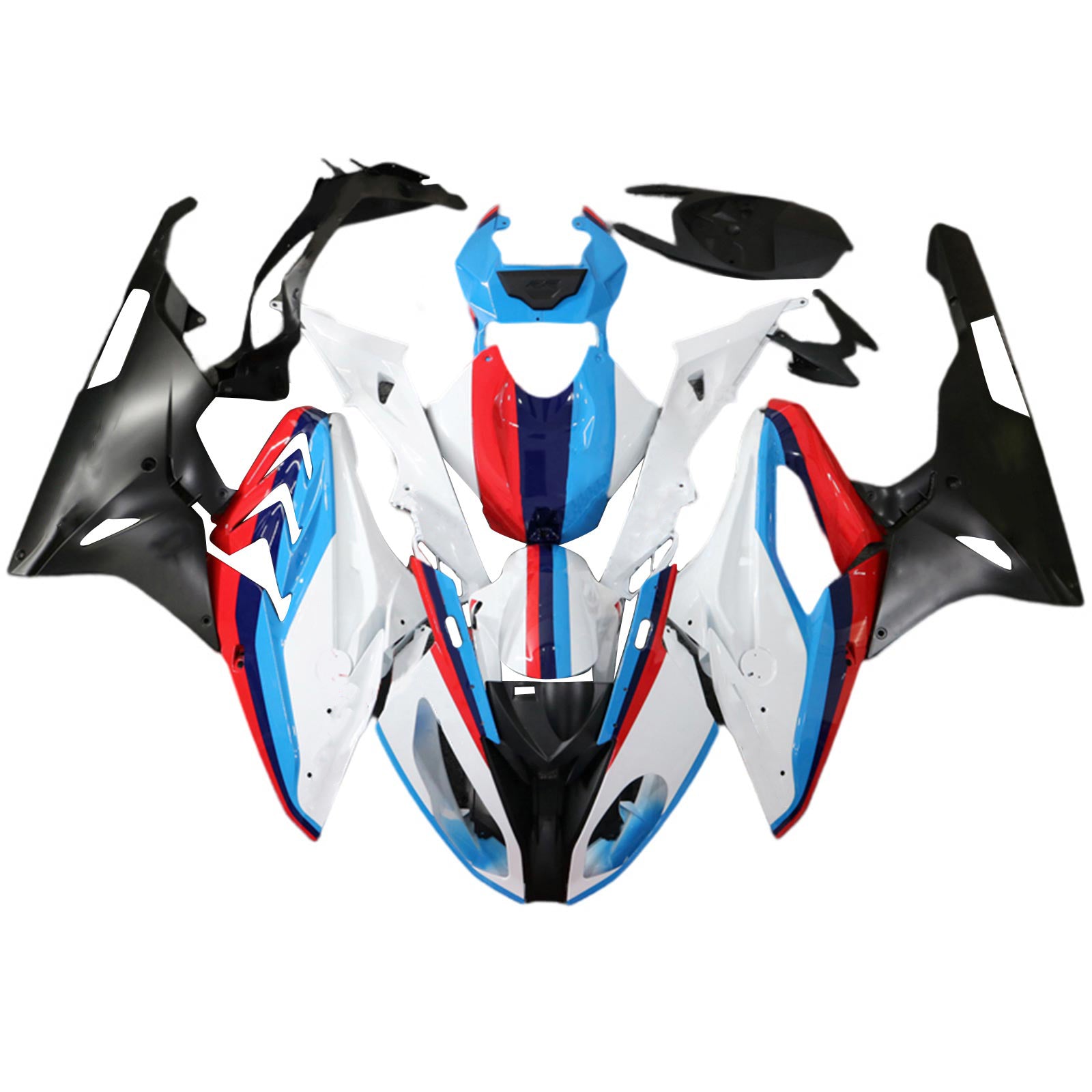 Amotopart BMW S1000RR 2015-2016 ABS muovinen korin suojasarja