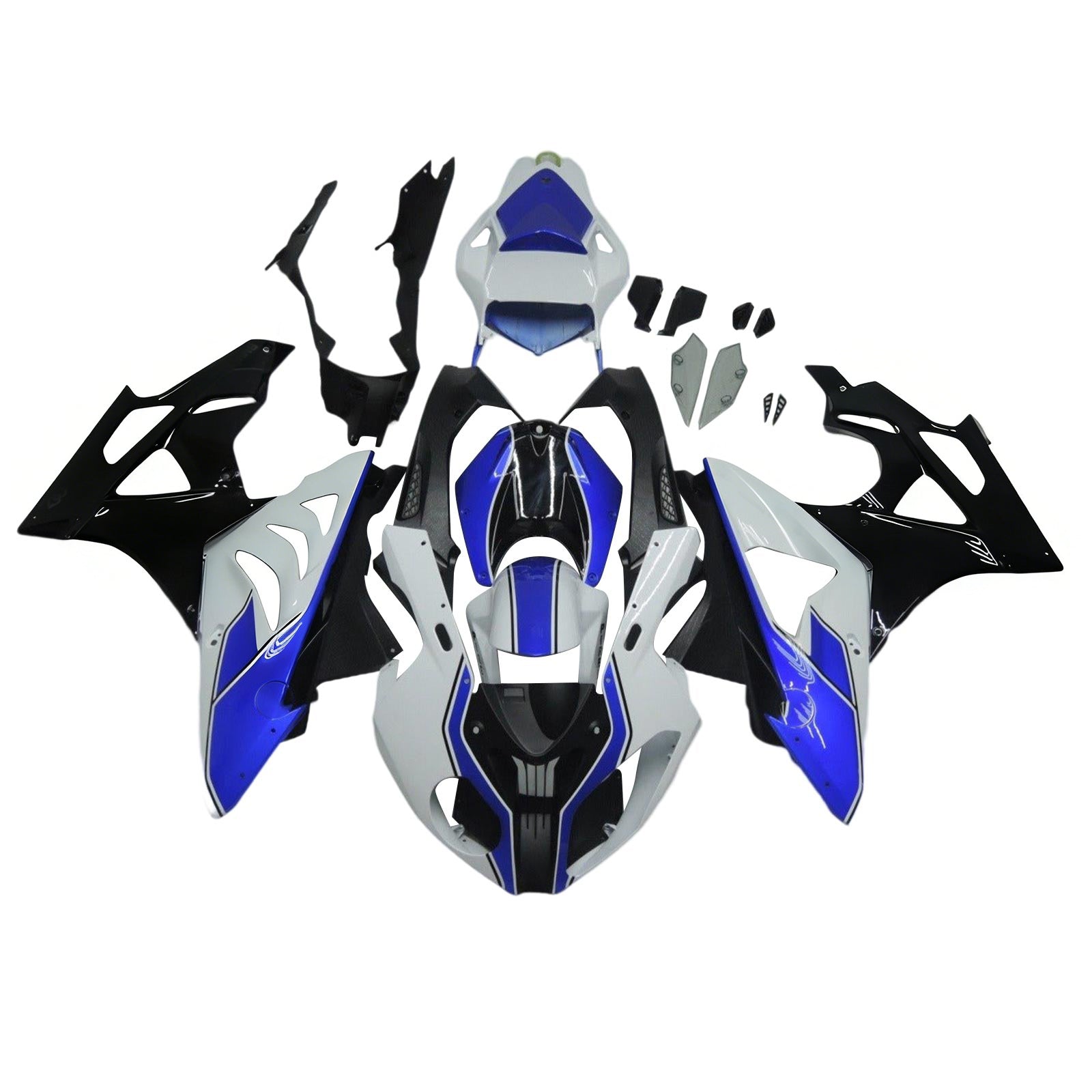 Amotopart BMW S1000RR 2015-2016 Kit kvadratni plastični abs
