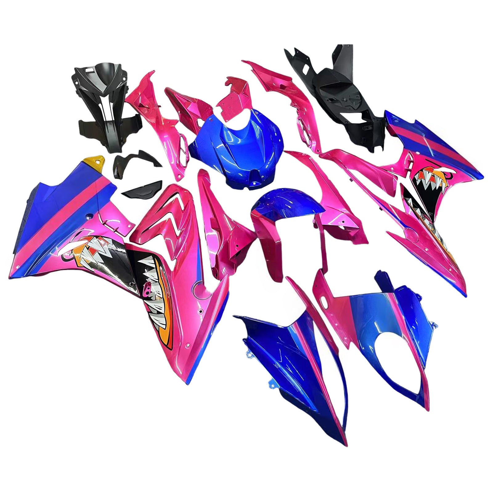 Amotopart BMW S1000RR 2015-2016 ABS muovinen korin suojasarja