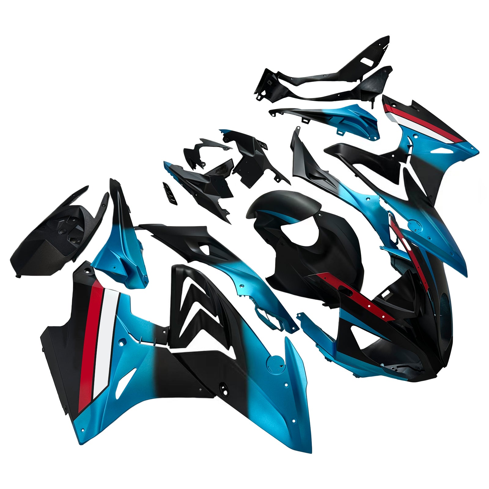 Amotopart Kit de carénage pour BMW S1000RR 2017-2018 Carrosserie Plastique ABS Générique