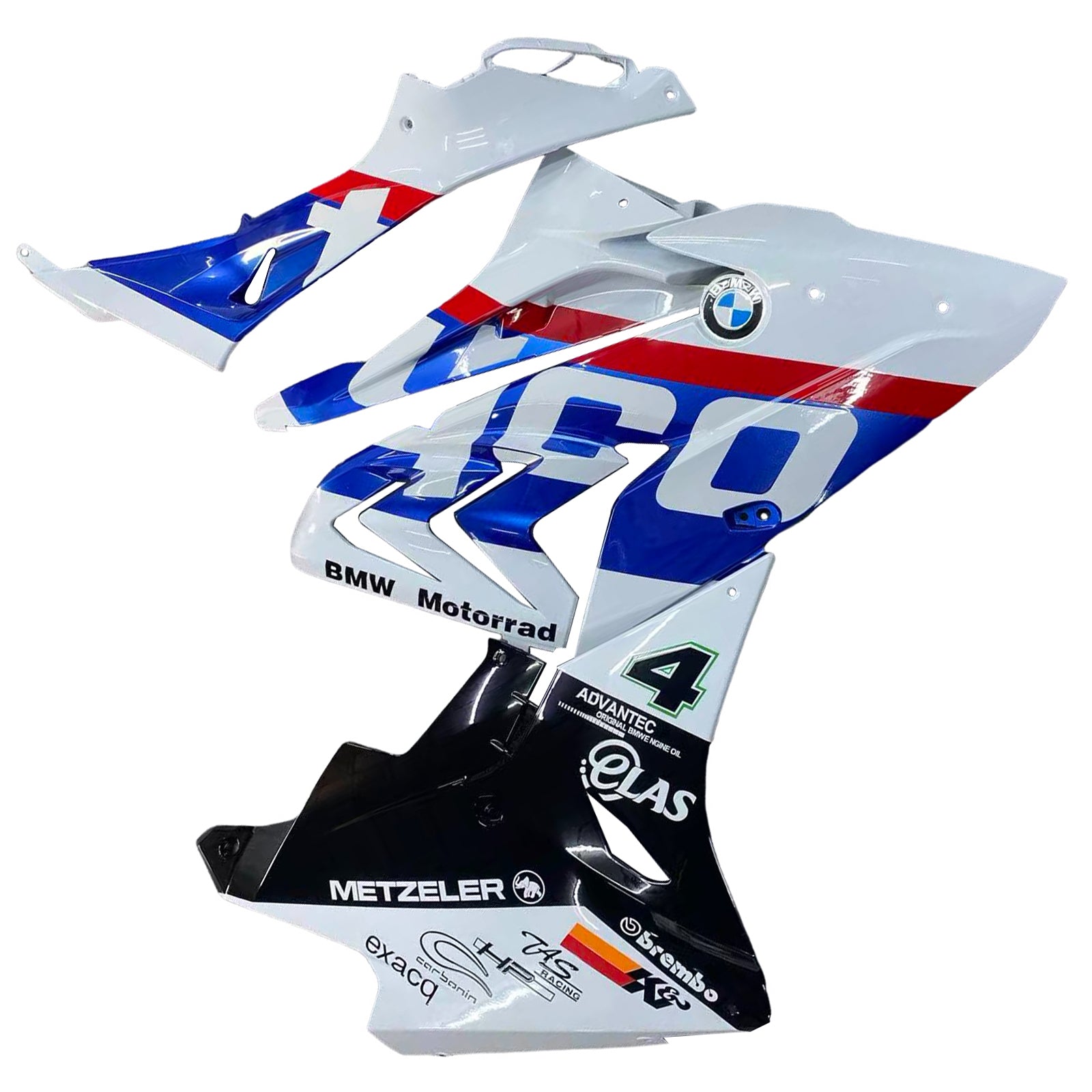 Amotopart BMW S1000RR 2017-2018 ABS kunststof carrosseriekuipset