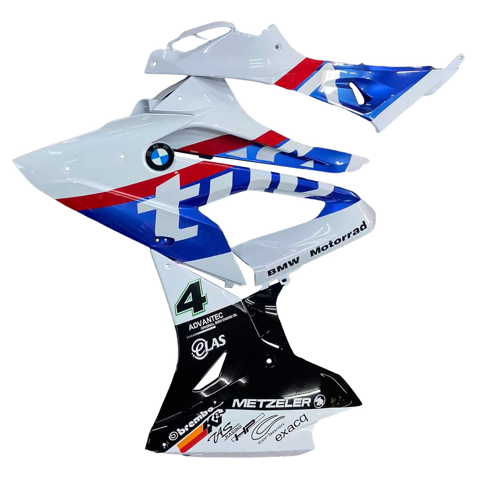 Amotopart BMW S1000RR 2017-2018 ABS kunststof carrosseriekuipset