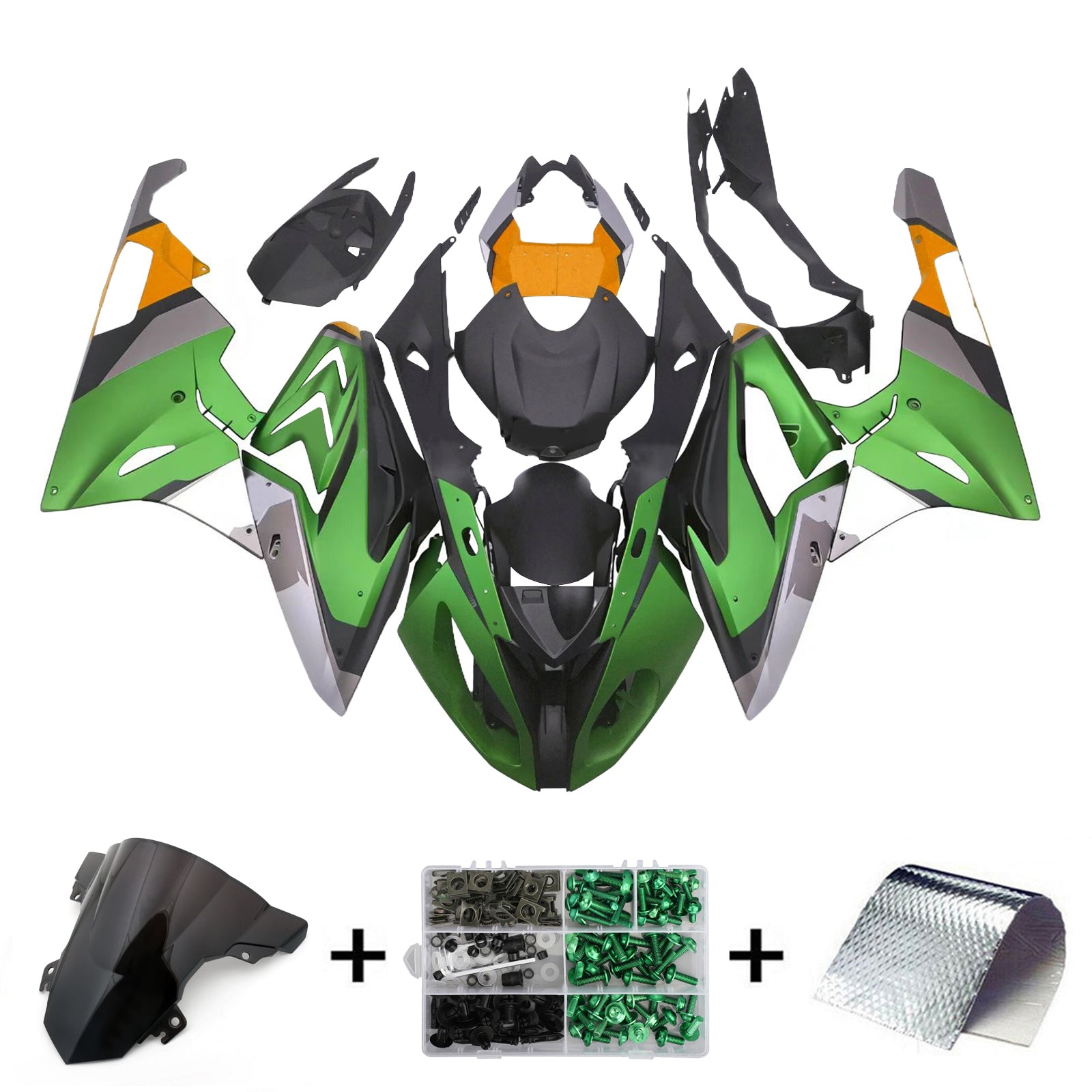 Kit de carénage d'injection pour BMW S1000RR 2017-2018 Carrosserie Plastique ABS