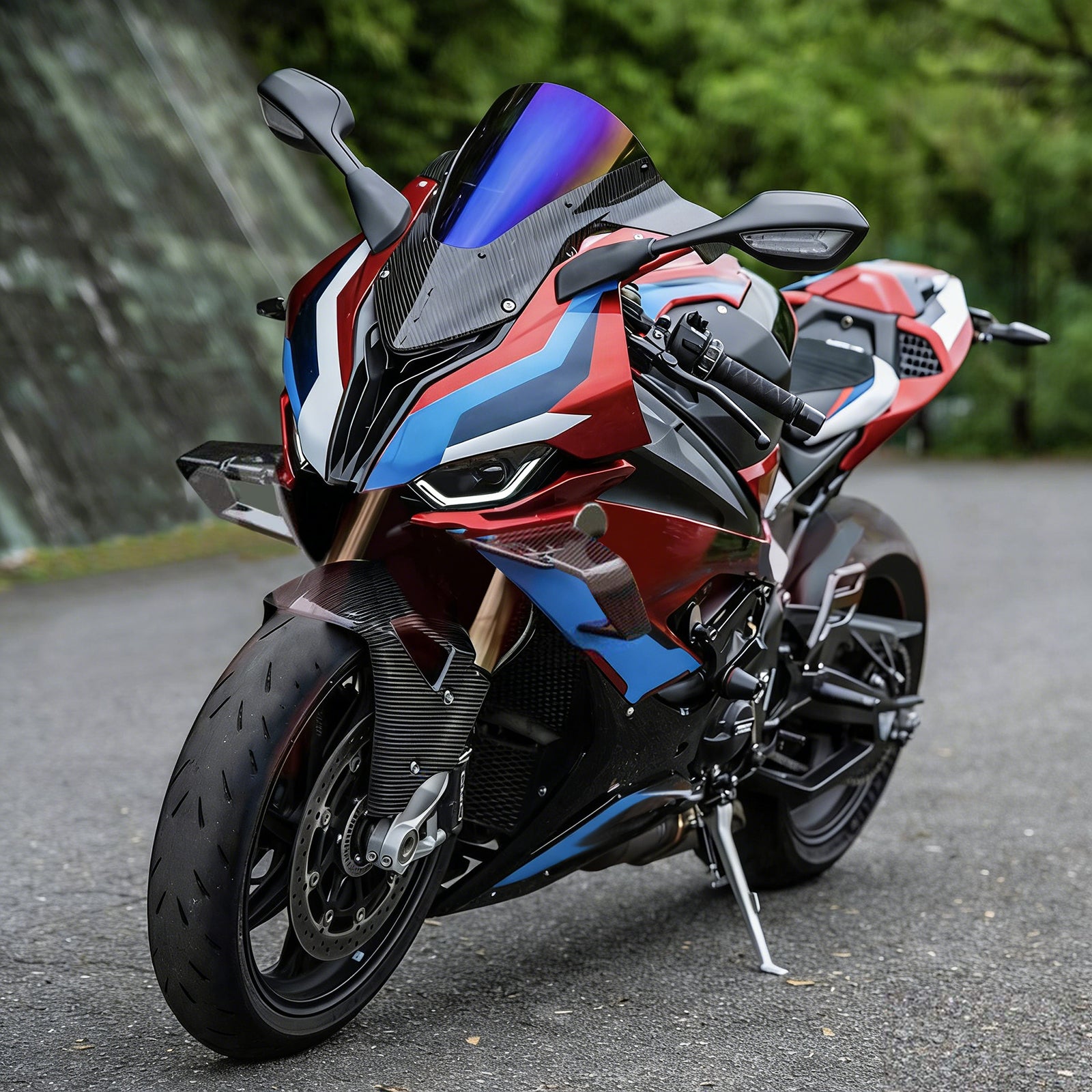 Kit de carénage 'injection Amotopart carrosserie plastique ABS pour BMW S1000RR 2019-2022 générique