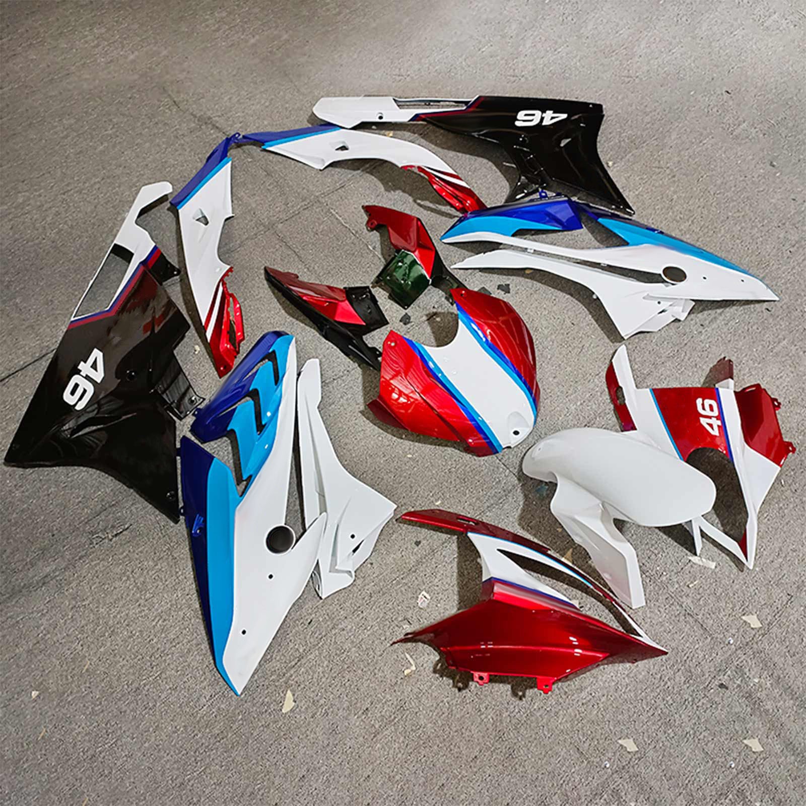 Kit de carénage Amotopart pour BMW S1000RR 2019-2022 Générique