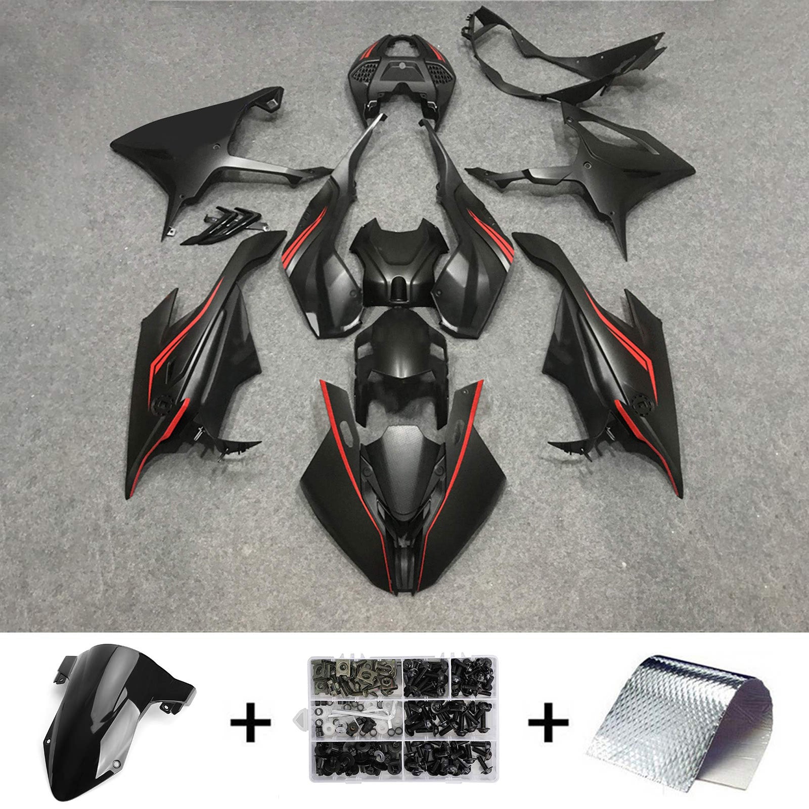 Kit de carénage Amotopart pour BMW S1000RR 2019-2022 Générique