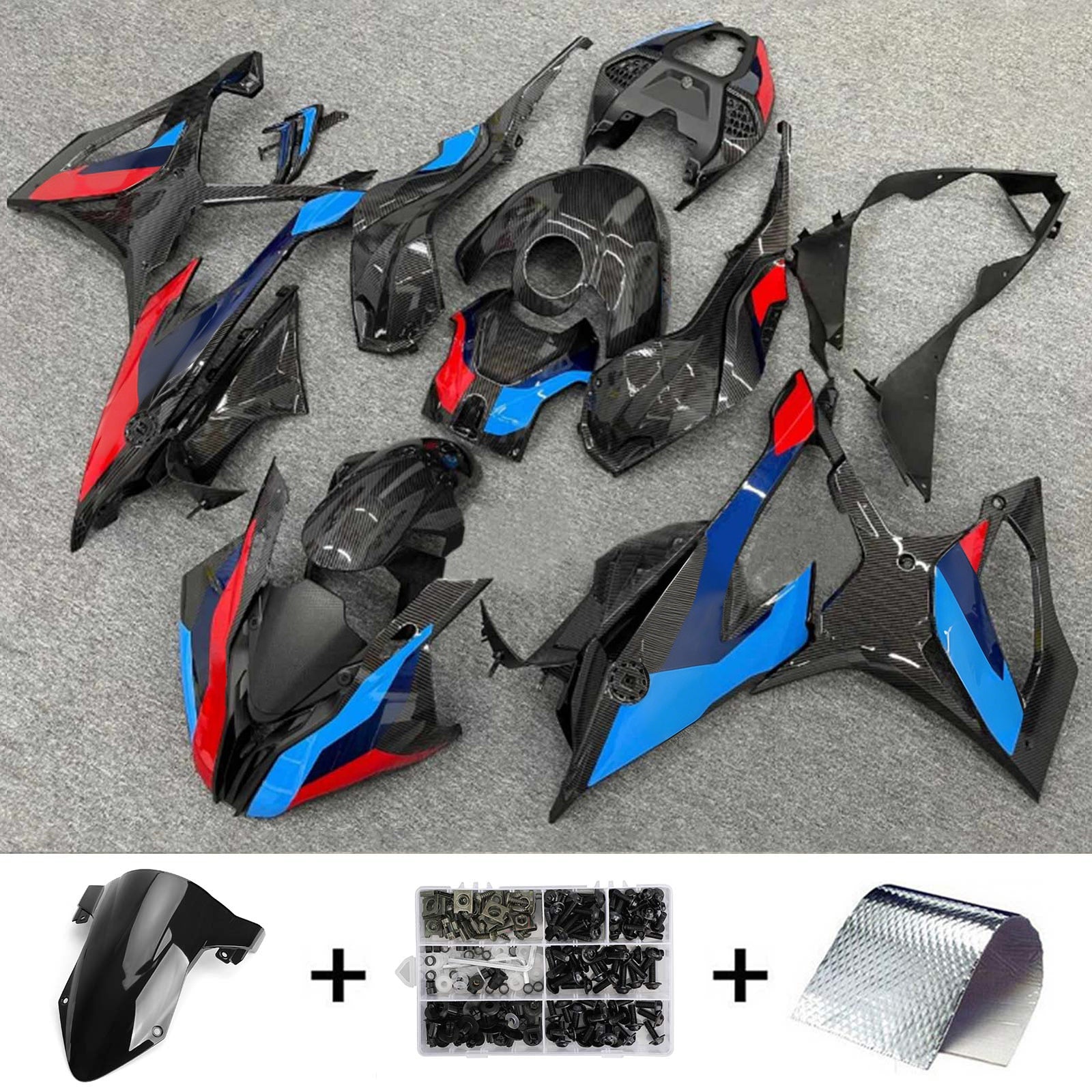 Kit de carénage Amotopart pour BMW M1000RR S1000RR 2019-2022 générique