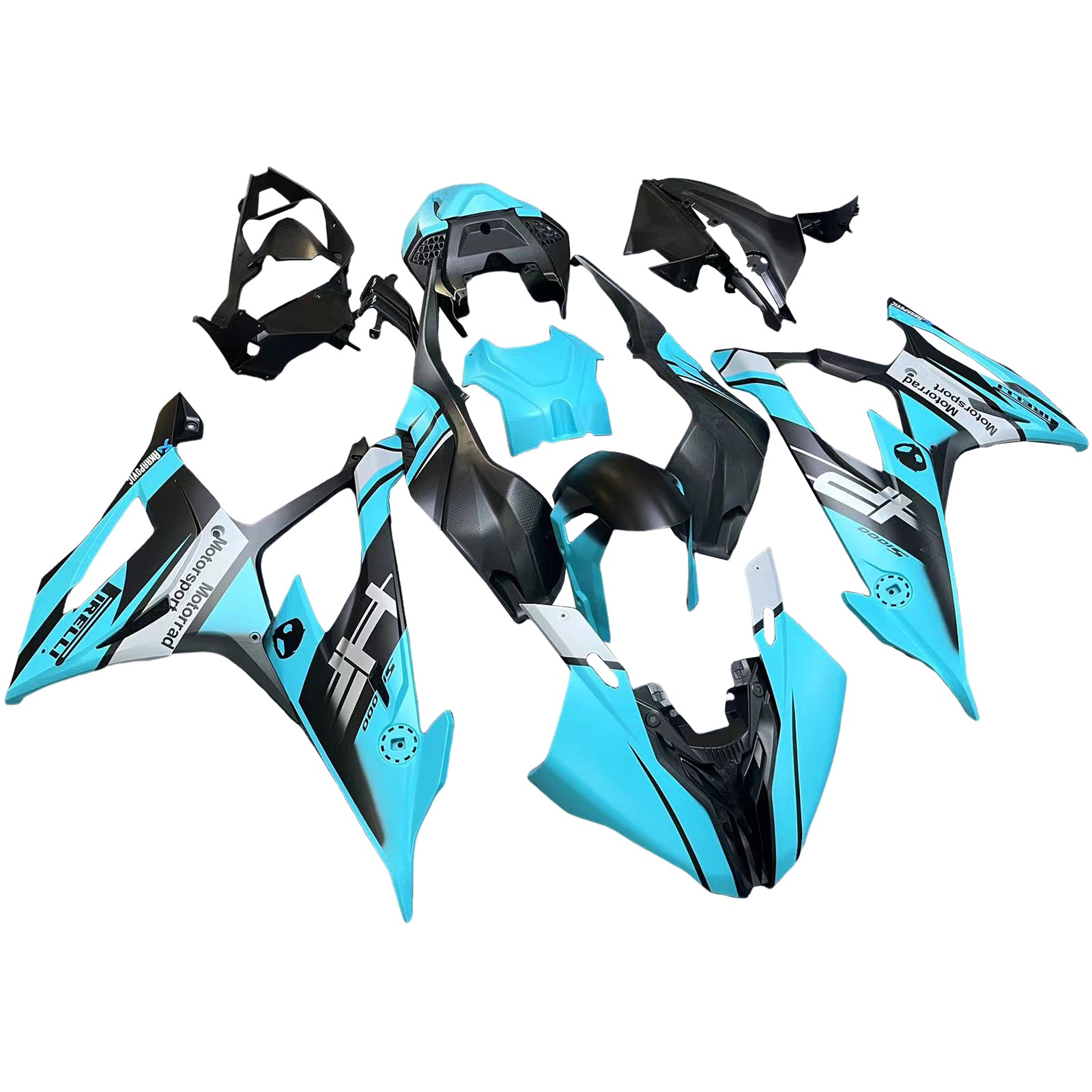 Amotopart BMW M1000RR S1000RR 2019-2022 Kit de Faremanage Corrosserie Plastic Abs