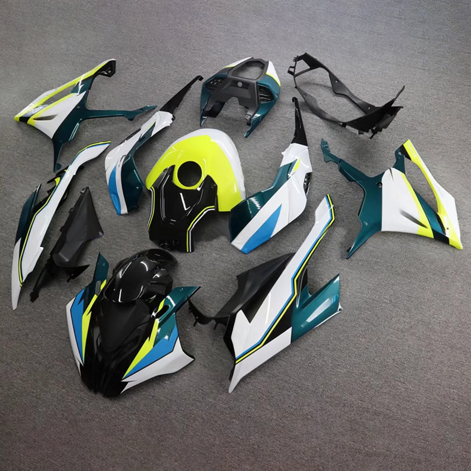 Kit de carénage d'injection pour BMW M1000RR S1000RR 2019-2022 Carrosserie Plastique ABS