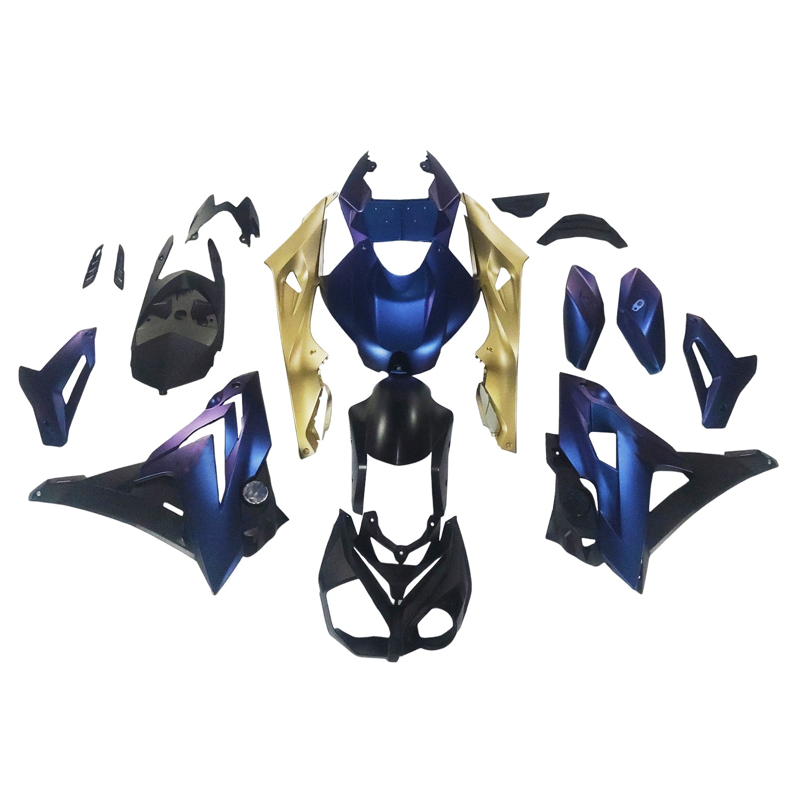 Amotopart BMW S1000R 2015-2017 Kit Carénage Carrosserie Plastique ABS