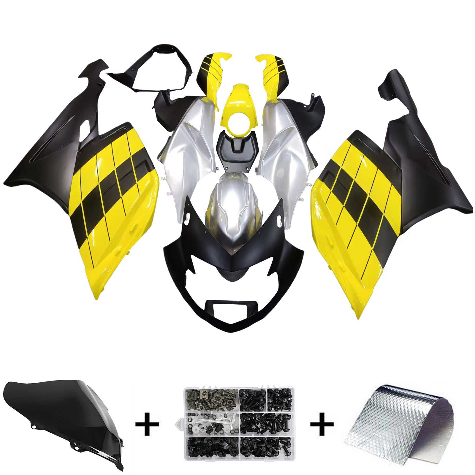 AMOTOPART BMW K1200S 2005-2010 KIT EXABLE ABS de plástico