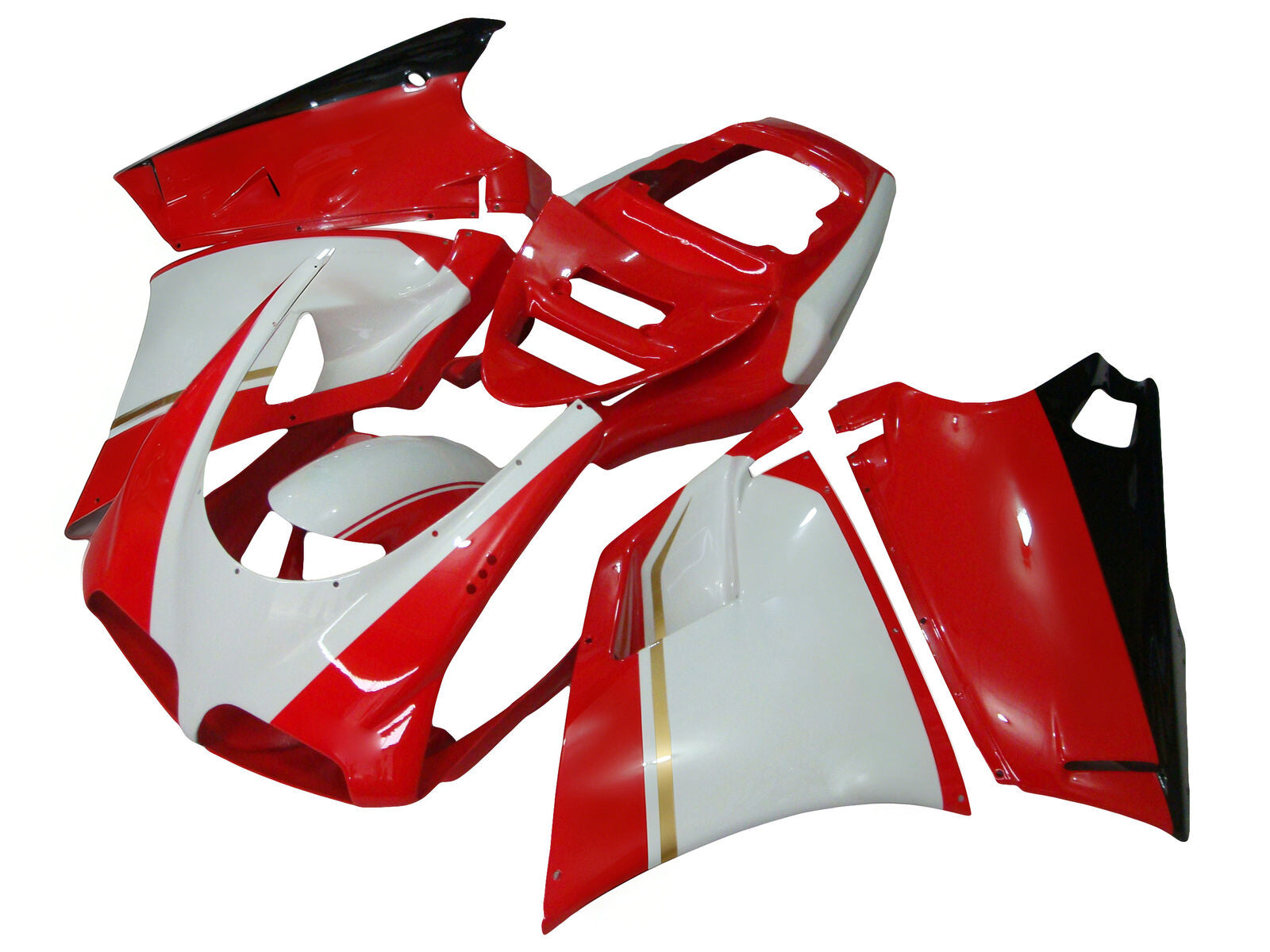 Amotopart oklep ABS komplet karoserije za Ducati 996 748 1996-2002 generično