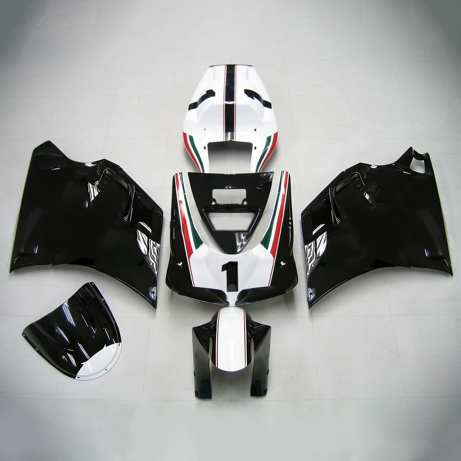 Injectie kuipkit, ABS Plastic Body voor Ducati 996 748 1996-2002
