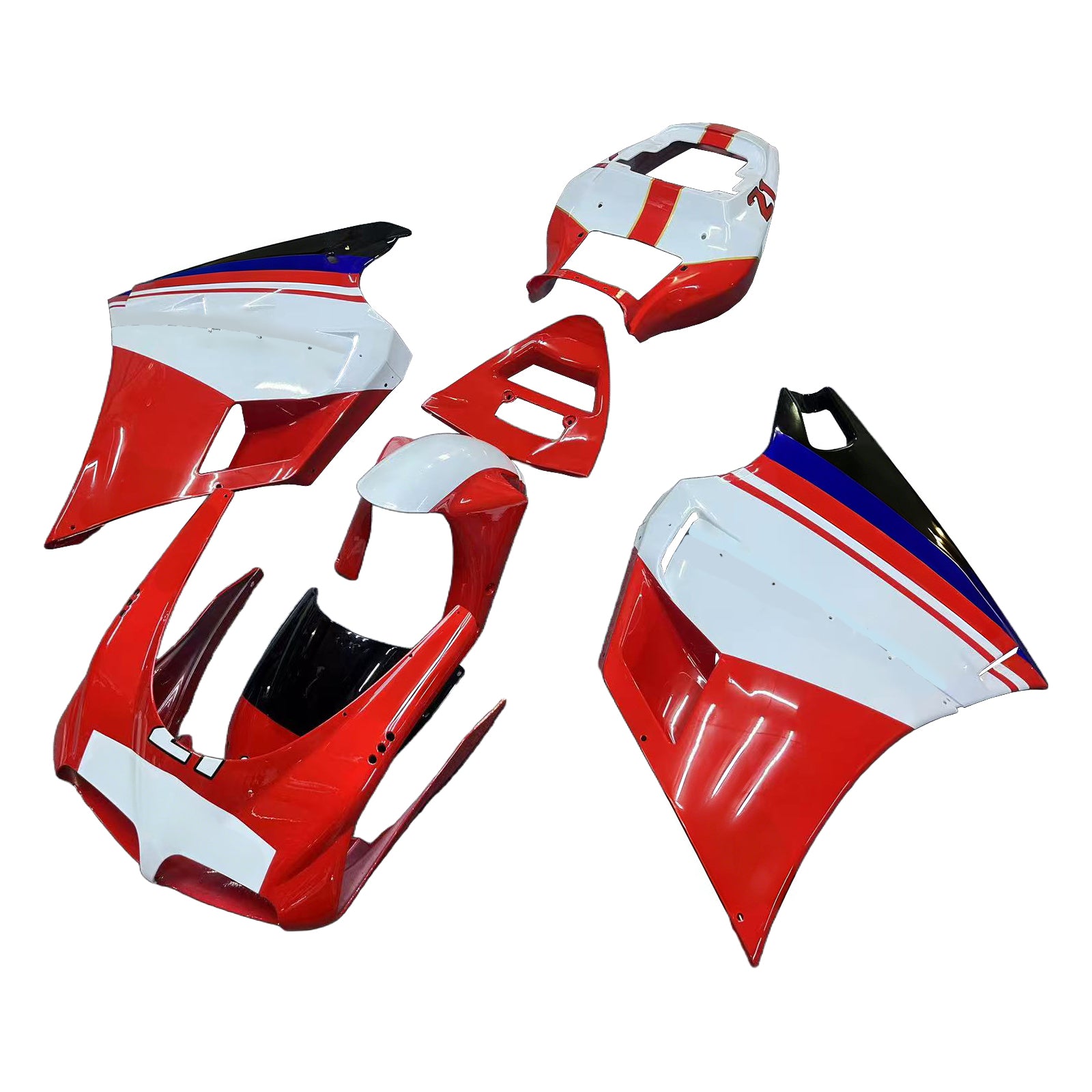 Amotopart Ducati 996 748 1996-2002 Carénage Kit Carrosserie ABS