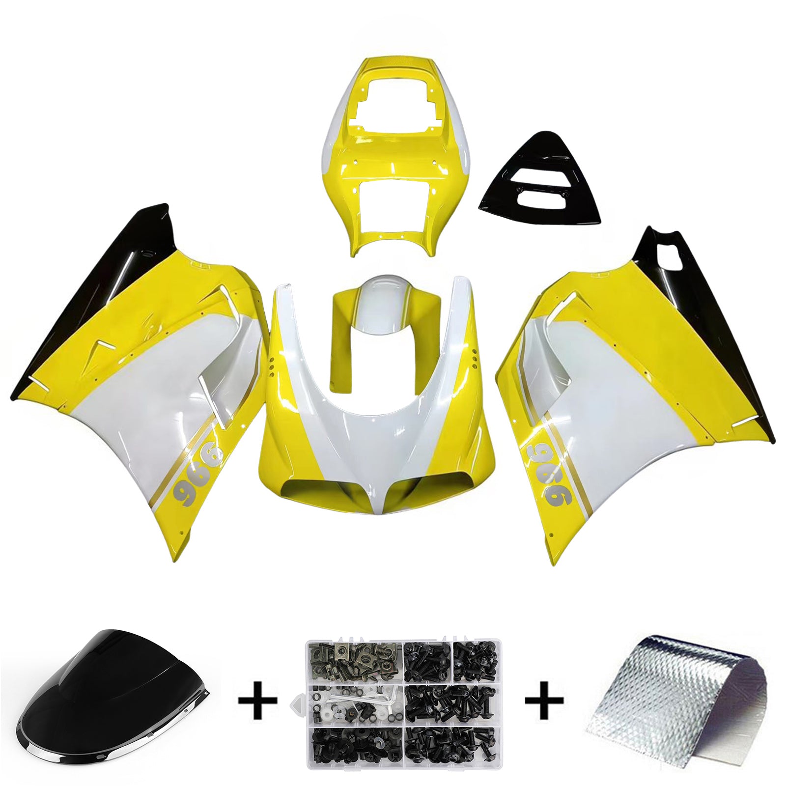 Amotopart Ducati 996 748 1996-2002 Kit Carenado ABS Carrocería
