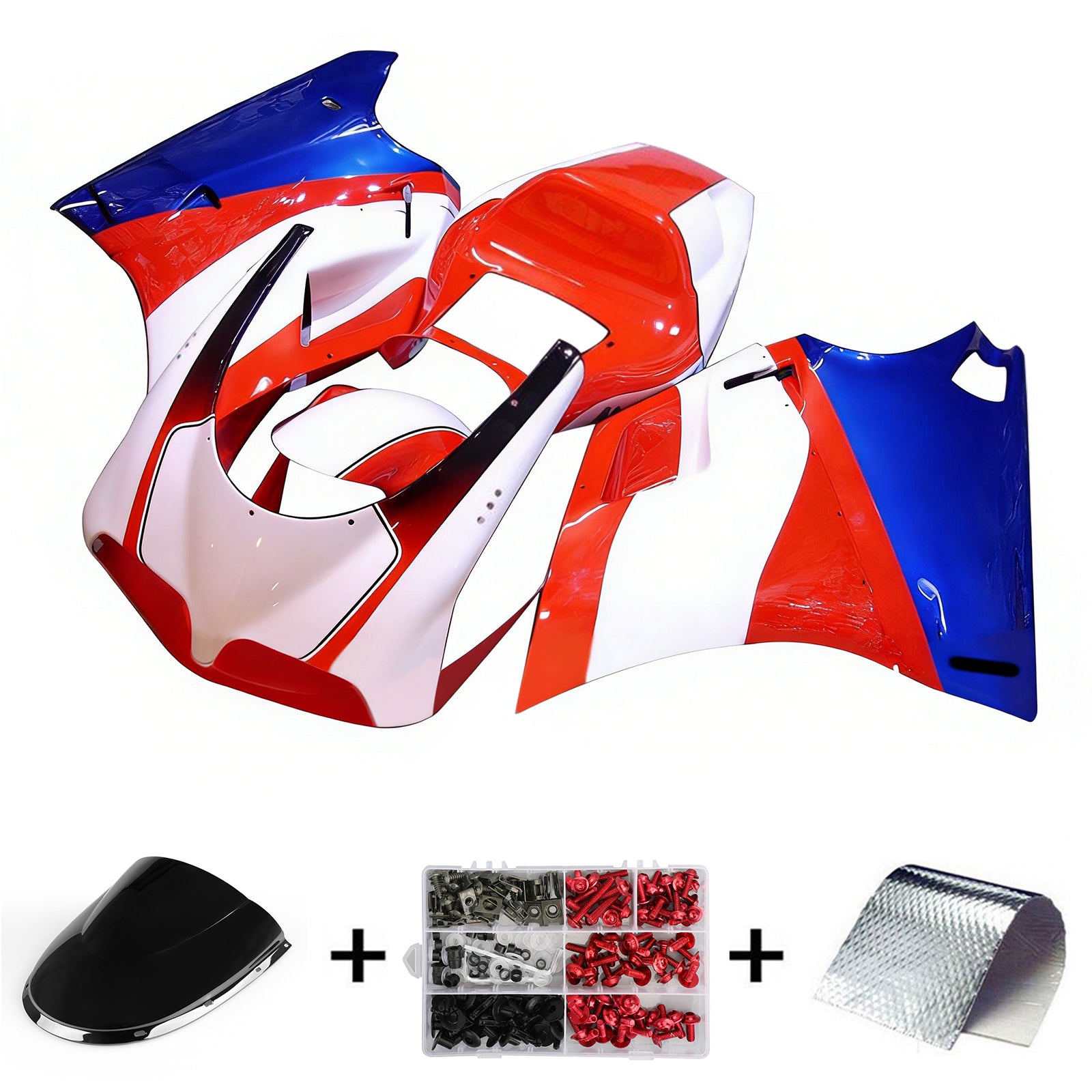 Amotopart Ducati 996 748 1996-2002 Carena ABS Kit Carrozzeria