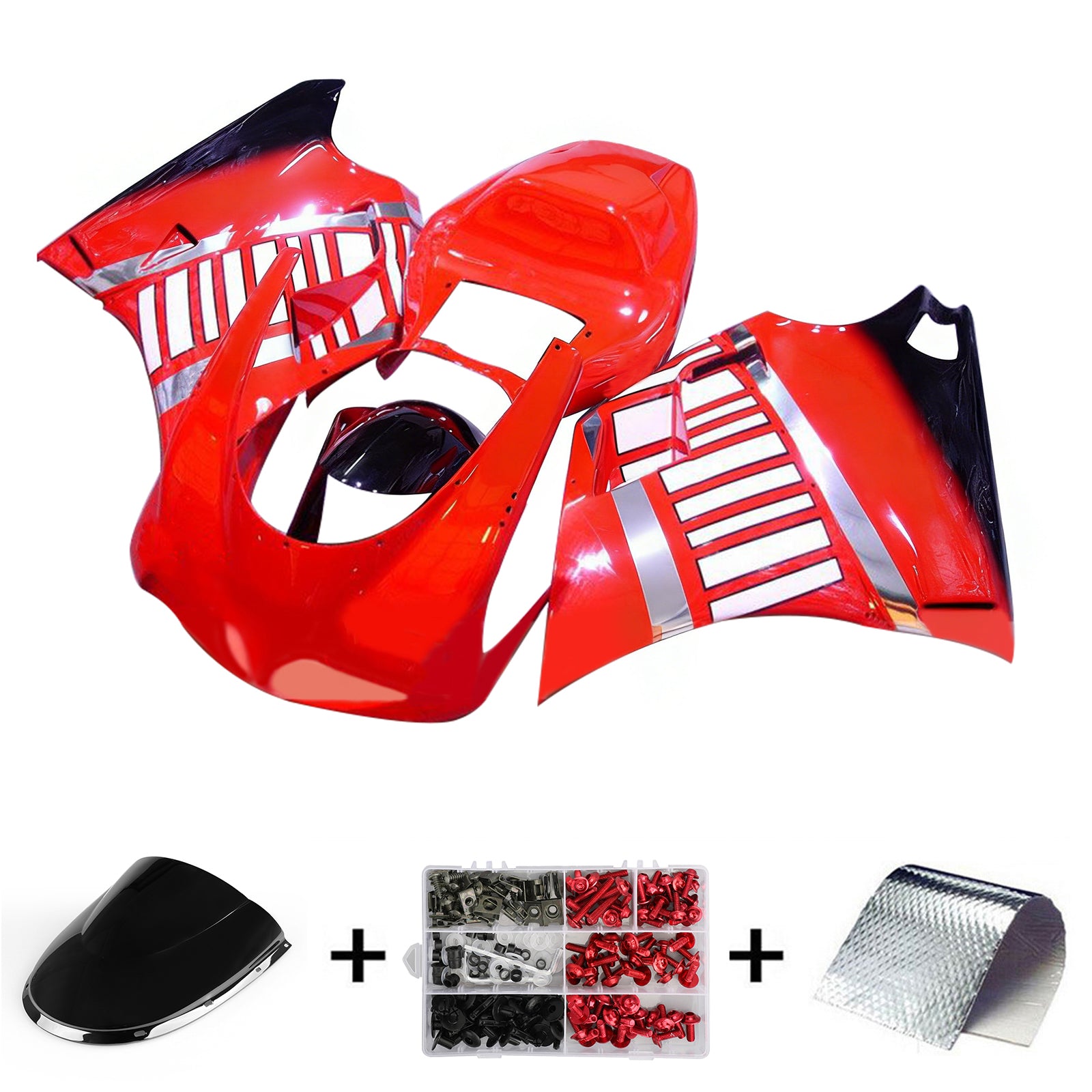 Amotopart Ducati 996 748 1996-2002 Carénage Kit Carrosserie ABS