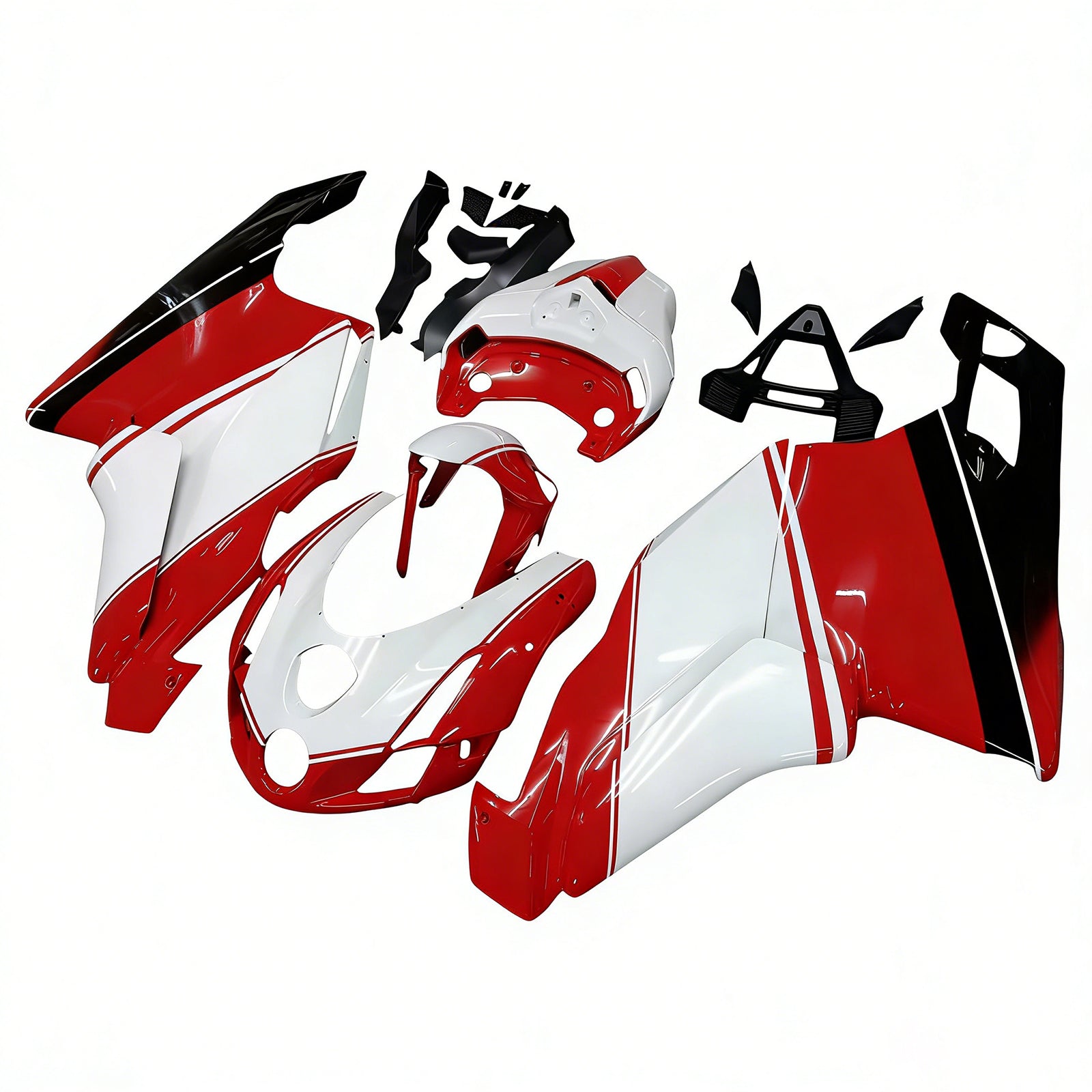 Amotopart Carénage Kit Carrosserie ABS pour Ducati 999 749 2003 2004 Générique