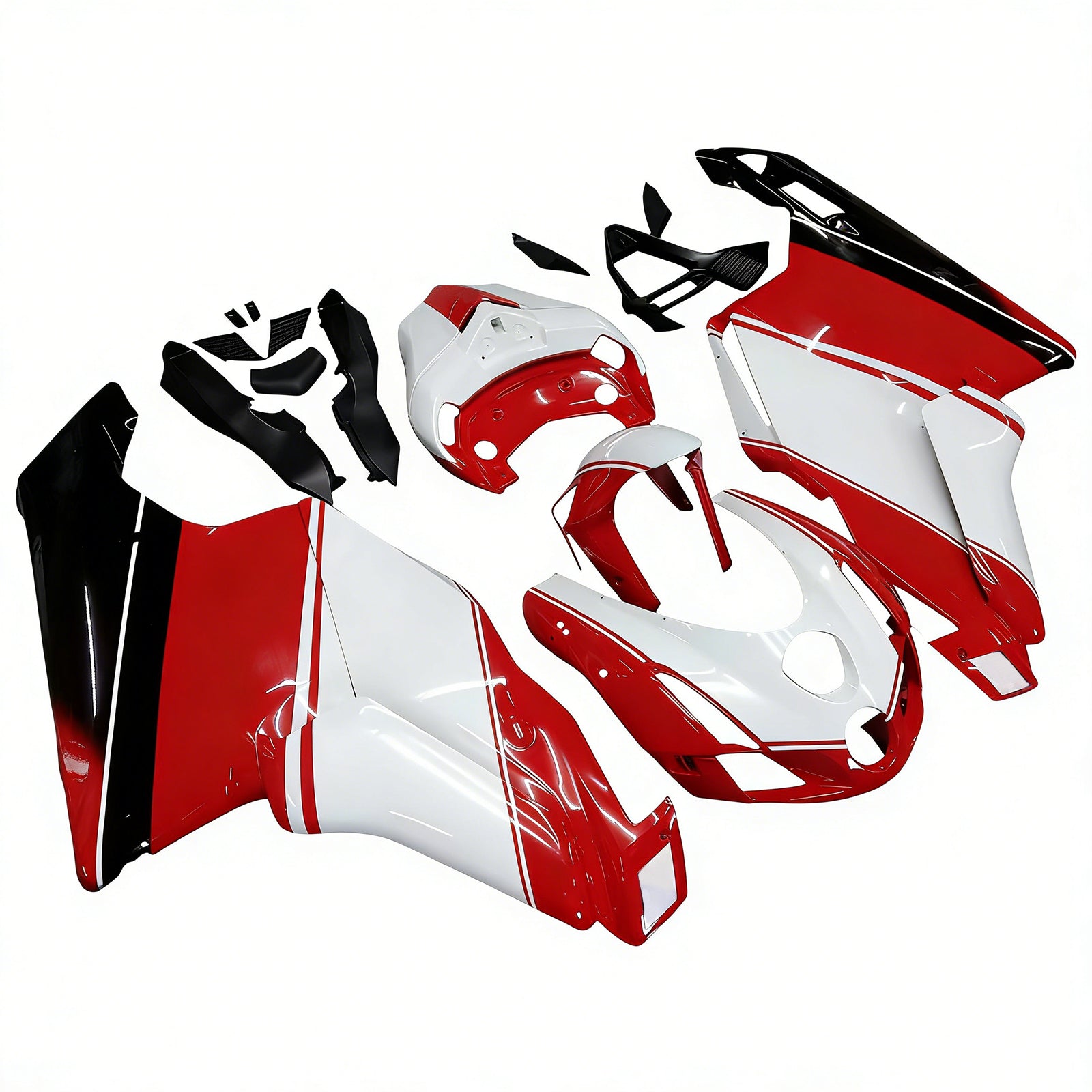 Amotopart Carénage Kit Carrosserie ABS pour Ducati 999 749 2003 2004 Générique