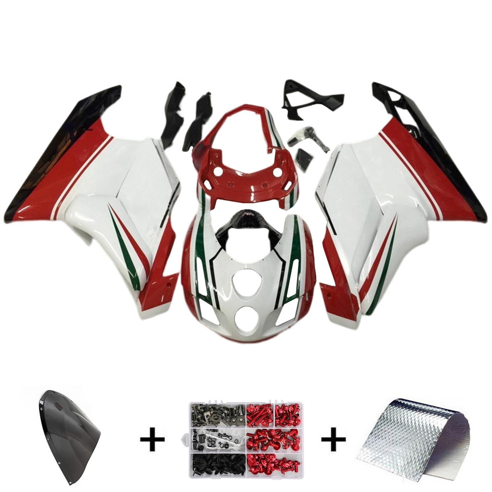 Amotopart Ducati 999 749 2003 2004 ABS-korin suojasarja