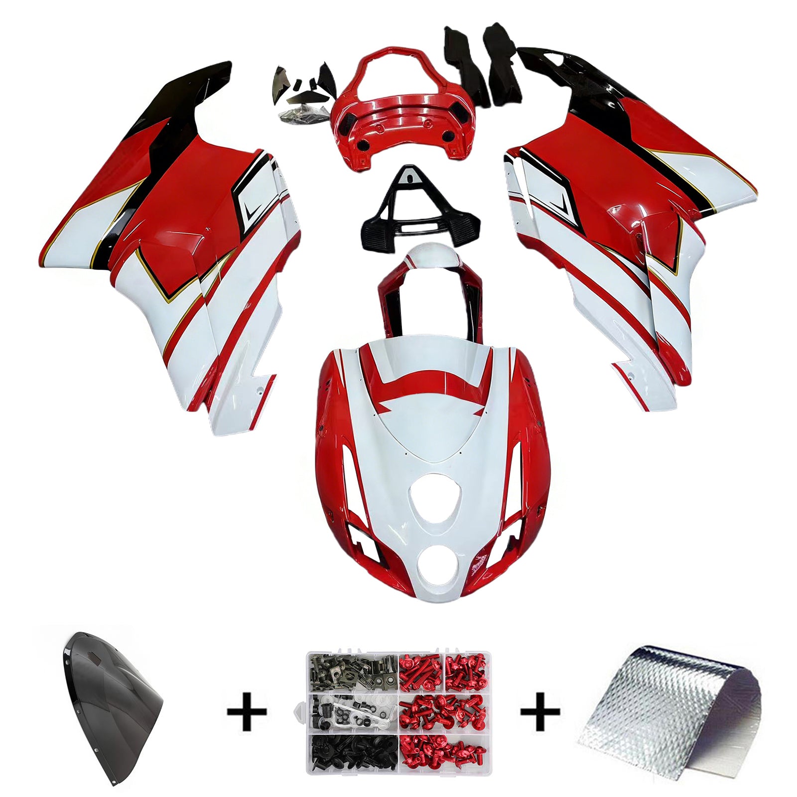 Amotopart Ducati 999 749 2003 2004 ABS-korin suojasarja