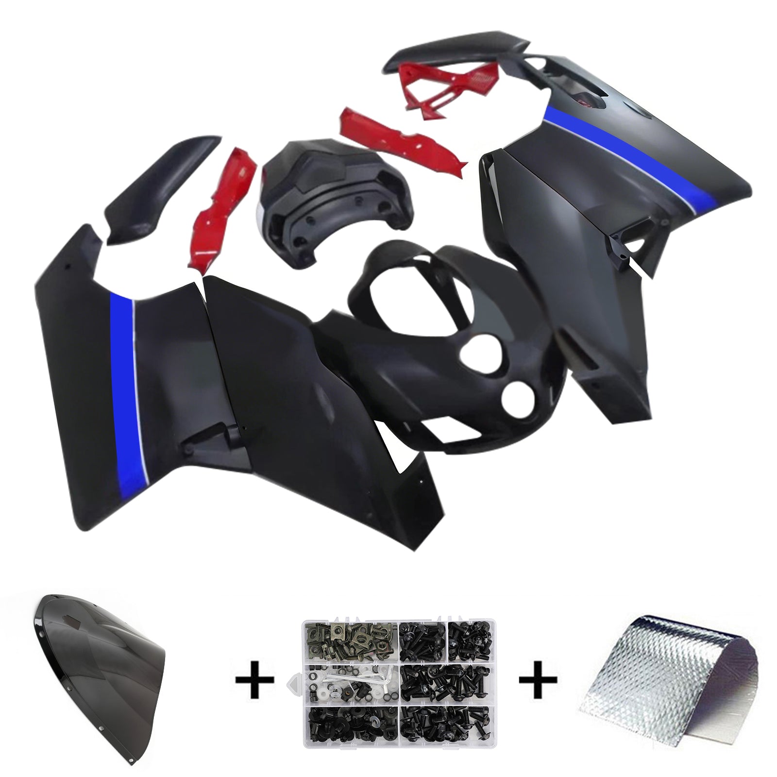 Amotopart Ducati 999 749 2005 2006 ABS-korin suojasarja