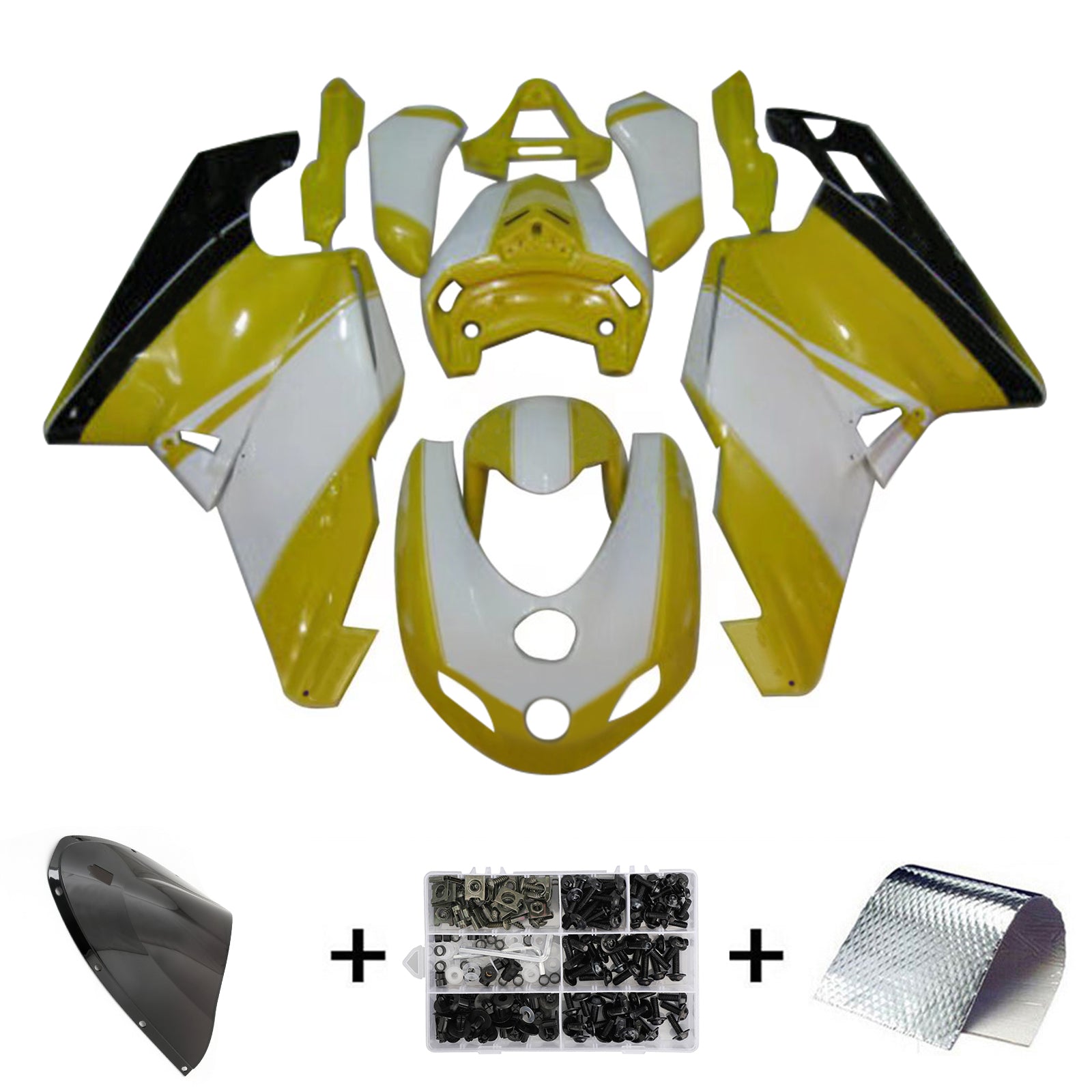 Amotopart Ducati 999 749 2005 2006 ABS-korin suojasarja